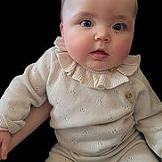 Nevaeh joined the competition — help win amazing prizes! baby, bodypart, clothing, crawling, doll, face, finger, hand, head, knitwear, longsleeve, newborn, pants, person, photography, portrait, shirt, sleeve, sweater, toy