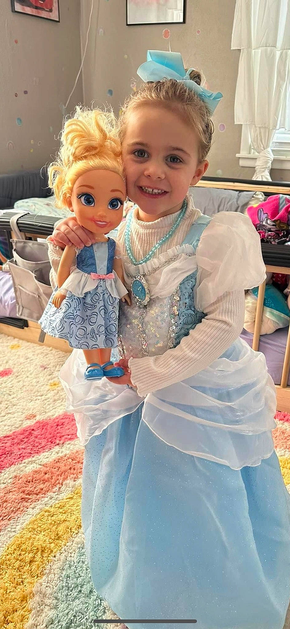 Bella joined the competition — help win amazing prizes! beauty, chair, child, costume, doll, dress, event, fashion_design, formal_wear, fun, gown, hairstyle, happy, jewellery, joy, peach, person, pink, smile, summer