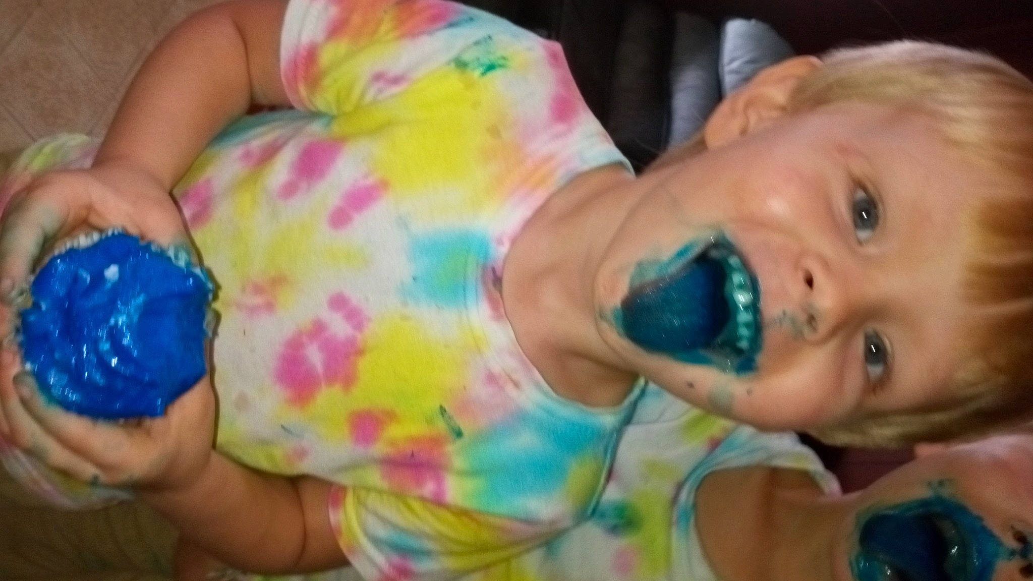 Ryder is registered to the contest to win money with this photo: baby, baby_toddler_clothing, cheek, chest, child, eyelash, finger, fun, gesture, happy, human_body, mouth, nail, nose, person, skin, smile, thigh, thumb, toddler