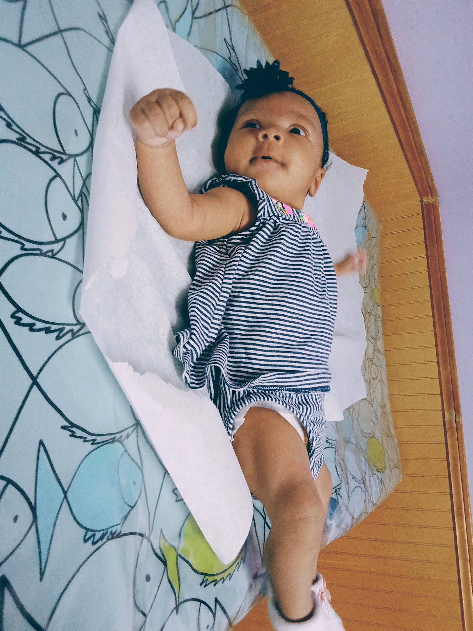 Amayah joined the competition — help win amazing prizes! arm, baby_toddler_clothing, chest, comfort, elbow, fashion_design, human_leg, knee, leg, linens, neck, pattern, person, shorts, shoulder, sitting, sleeve, sock, thigh, toddler