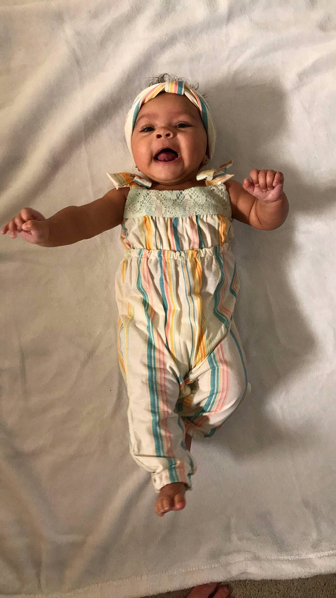 Aryanna joined the competition — help win amazing prizes! baby, child, fun, happy, headwear, person, smile, toddler