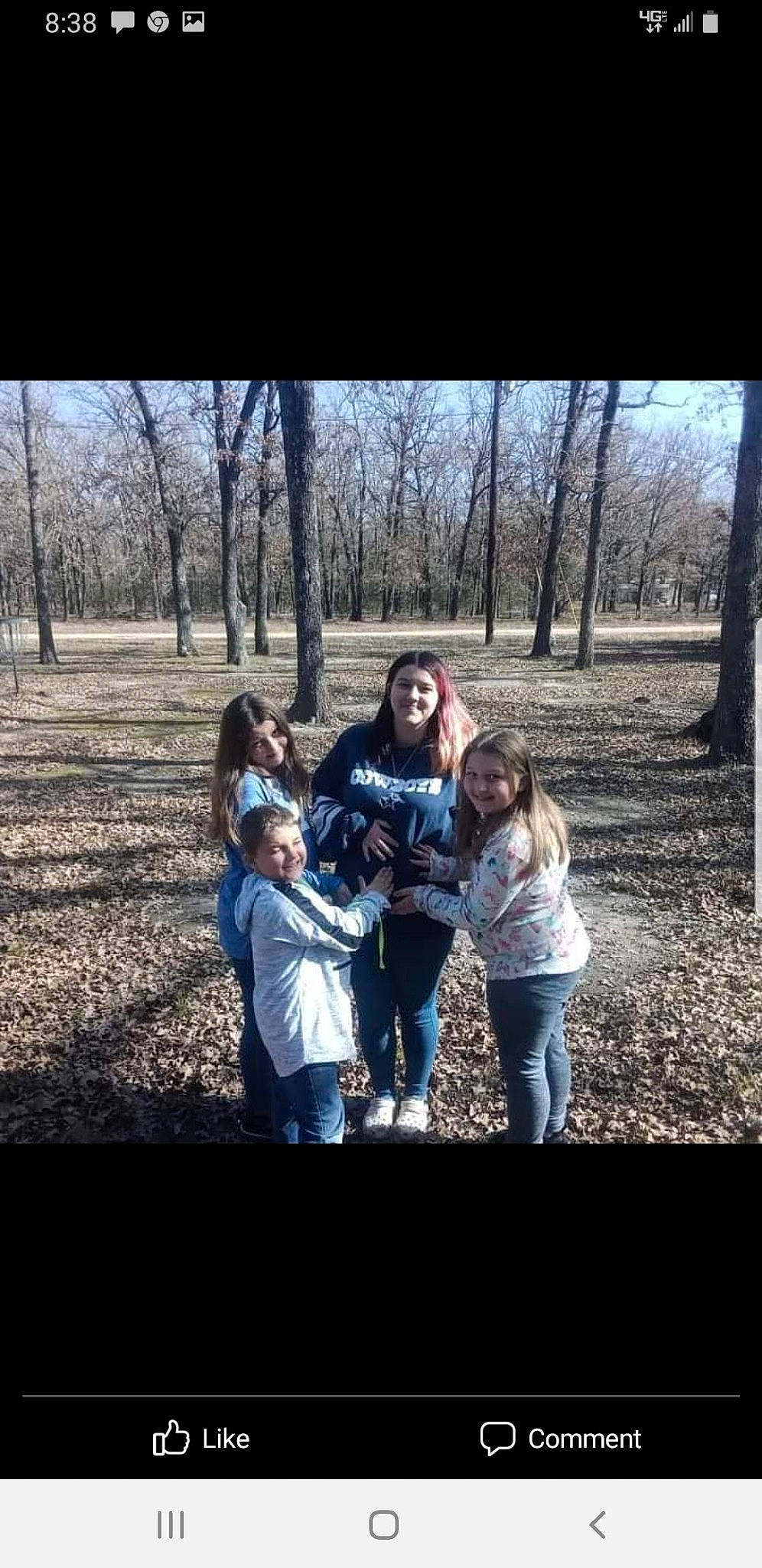 Teresa joined the competition — help win amazing prizes! flash_photography, forest, friendship, fun, gesture, grass, happy, jeans, joy, landscape, leisure, natural_landscape, people_in_nature, person, plant, recreation, sky, smile, tree, winter