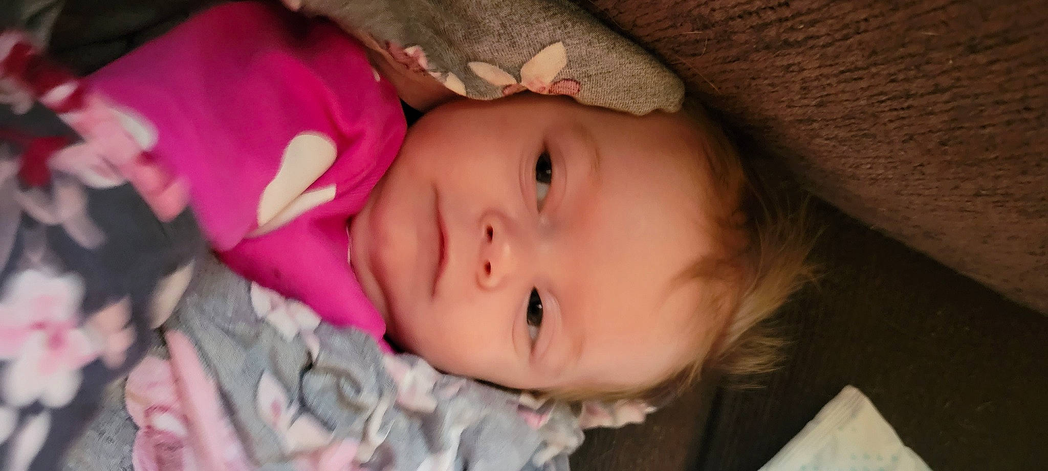 Emerson Byers joined the competition — help win amazing prizes! baby, baby_toddler_clothing, cheek, child, chin, eye, eyebrow, eyelash, face, forehead, grass, human_body, iris, lip, mouth, nose, person, pink, skin, toddler