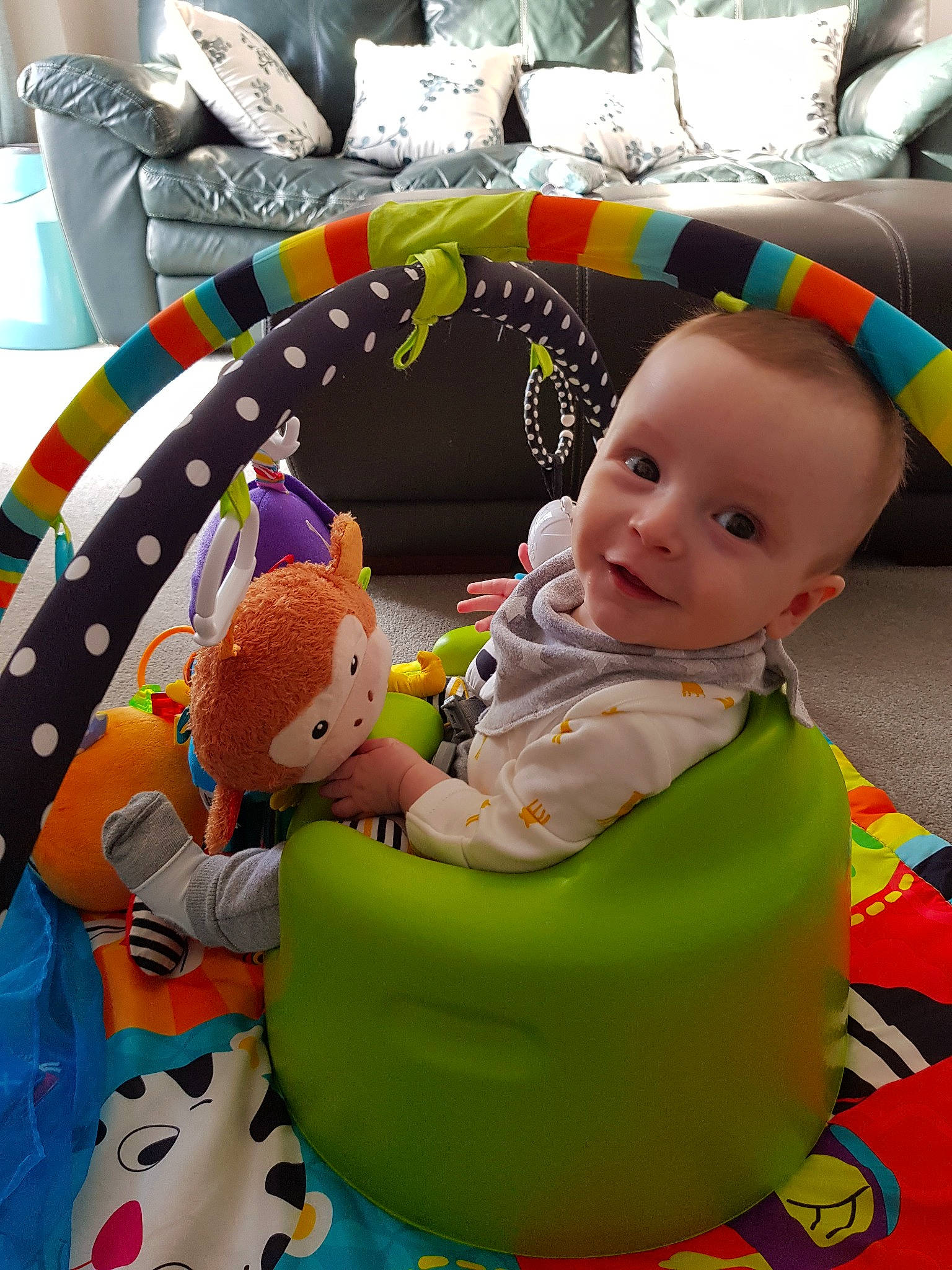 Luc joined the competition — help win amazing prizes! baby, baby_products, baby_toys, child, games, joy, person, play, product, toddler, toy