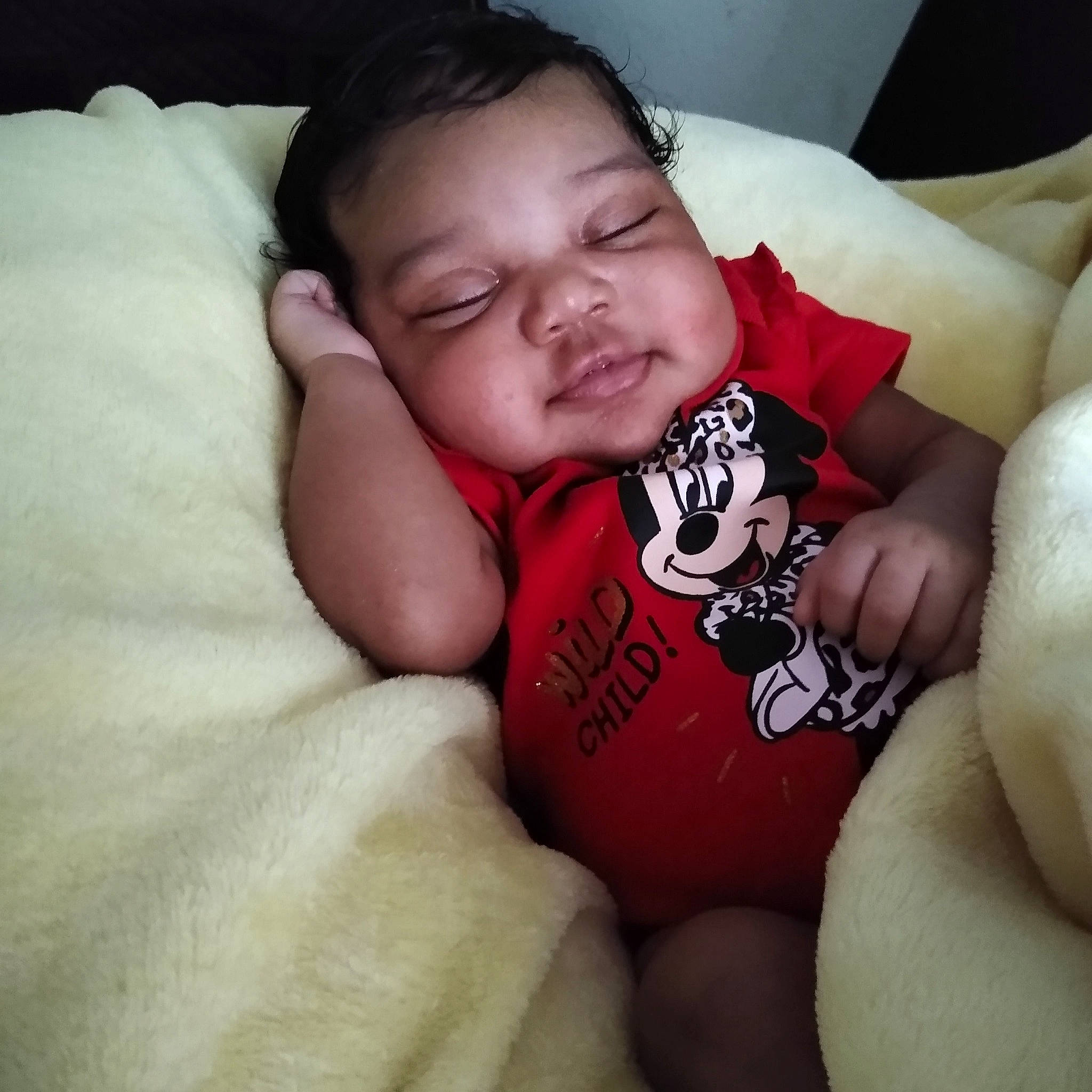 Janelle is registered to the contest to win money with this photo: baby, bedtime, birth, cheek, child, cool, finger, flesh, hand, head, lip, mouth, muscle, nap, nose, person, sleep, smile, toddler