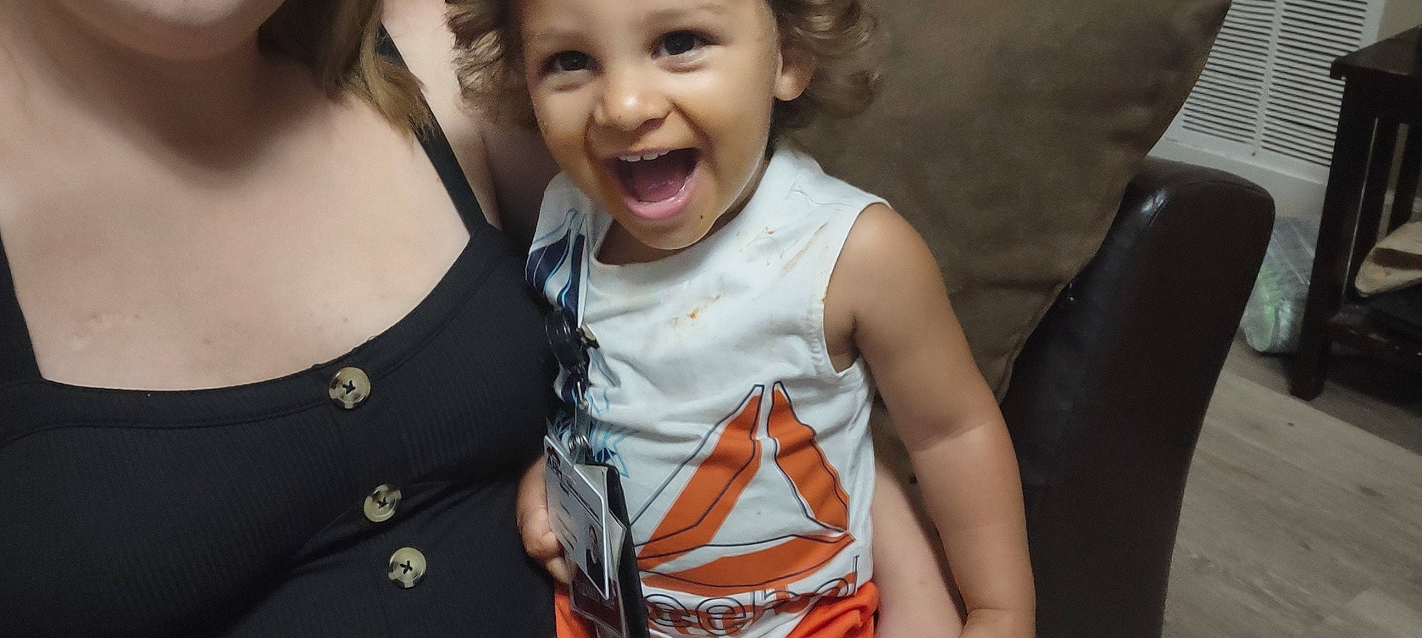 Robert joined the competition — help win amazing prizes! chest, child, dress, event, flash_photography, formal_wear, fun, gesture, hairstyle, happy, headwear, jewellery, neck, pattern, person, skin, sleeve, sleeveless_shirt, smile, t_shirt