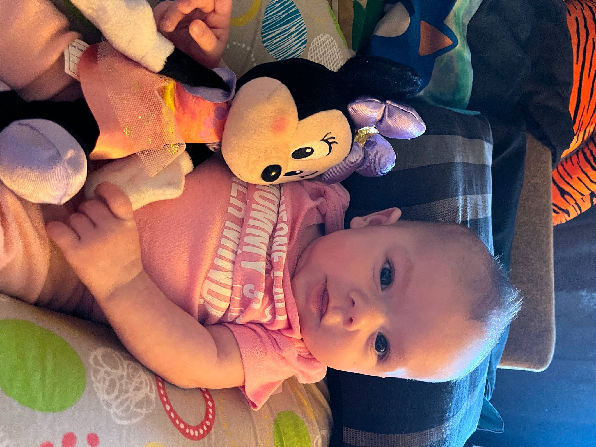 Sophia Mae Wilson joined the competition — help win amazing prizes! art, baby, baby_sleeping, baby_toddler_clothing, cheek, child, facial_expression, fun, gesture, happy, headgear, light, mouth, nose, orange, person, product, skin, textile, toddler