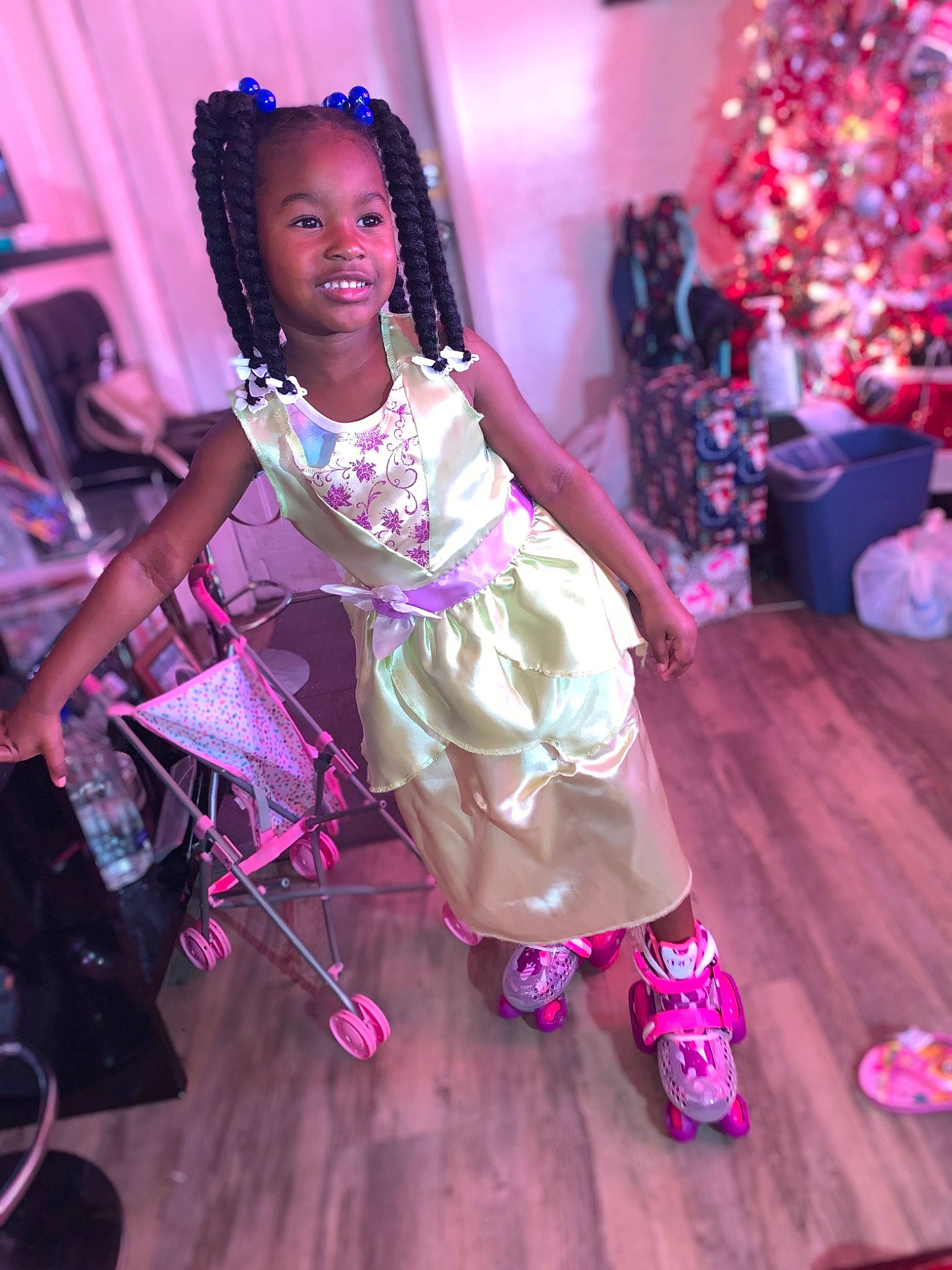 Teyana joined the competition — help win amazing prizes! black_hair, ceremony, dancer, event, fashion, fashion_design, formal_wear, fun, joy, long_hair, magenta, party, performance, person, pink