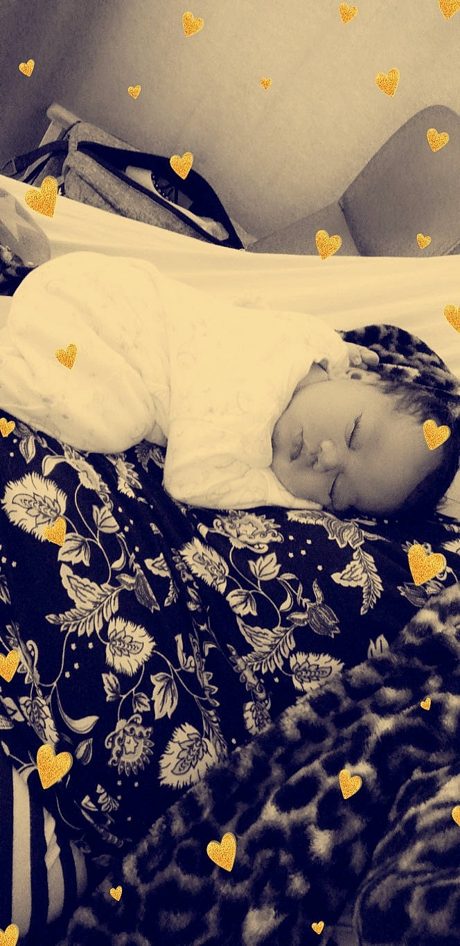 Nevaeh Horstead joined the competition — help win amazing prizes! baby, bed, bedtime, child, cloud, furniture, nap, person, plant, room, sleep, toddler