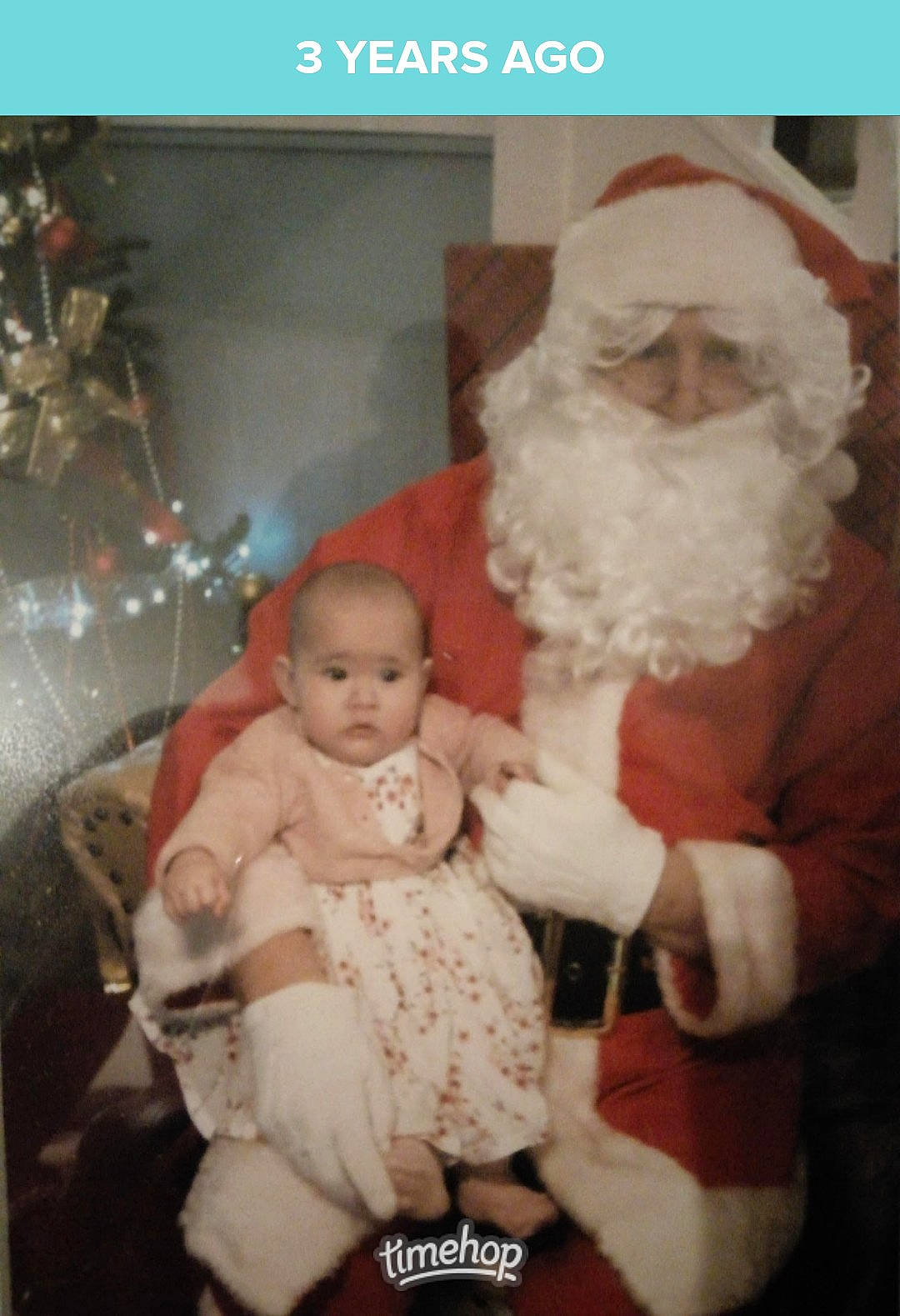 Maisy joined the competition — help win amazing prizes! baby, baby_toddler_clothing, beard, child, christmas, christmas_decoration, christmas_eve, event, facial_hair, fictional_character, happy, hat, holiday, human_body, interior_design, lap, person, photo_caption, santa_claus, sitting