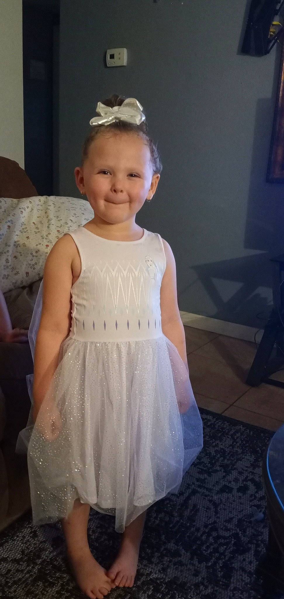 Lily-ann joined the competition — help win amazing prizes! baby_toddler_clothing, blond, bridal_accessory, child, day_dress, dress, embellishment, facial_expression, hairstyle, happy, iris, joy, neck, one_piece_garment, pattern, person, pink, shoulder, skin, sleeve