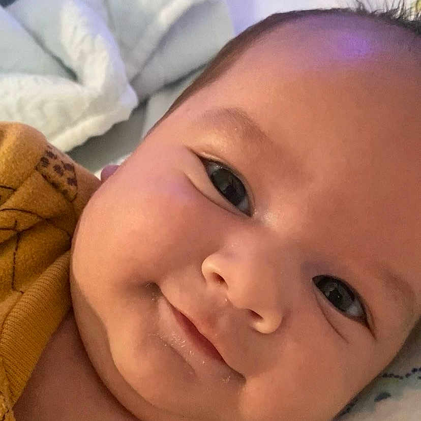 Raudel Milan joined the competition — help win amazing prizes! baby, babylaughing, dimples, face, happy, head, newborn, person, photography, portrait, skin, smile