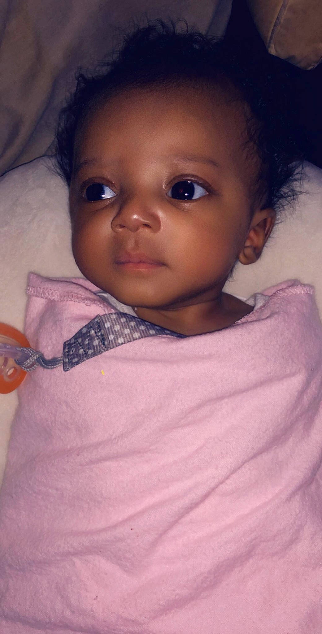 Skylar joined the competition — help win amazing prizes! baby, cheek, child, eye, eyebrow, face, forehead, head, iris, lip, nose, person, pink, skin, smile, toddler