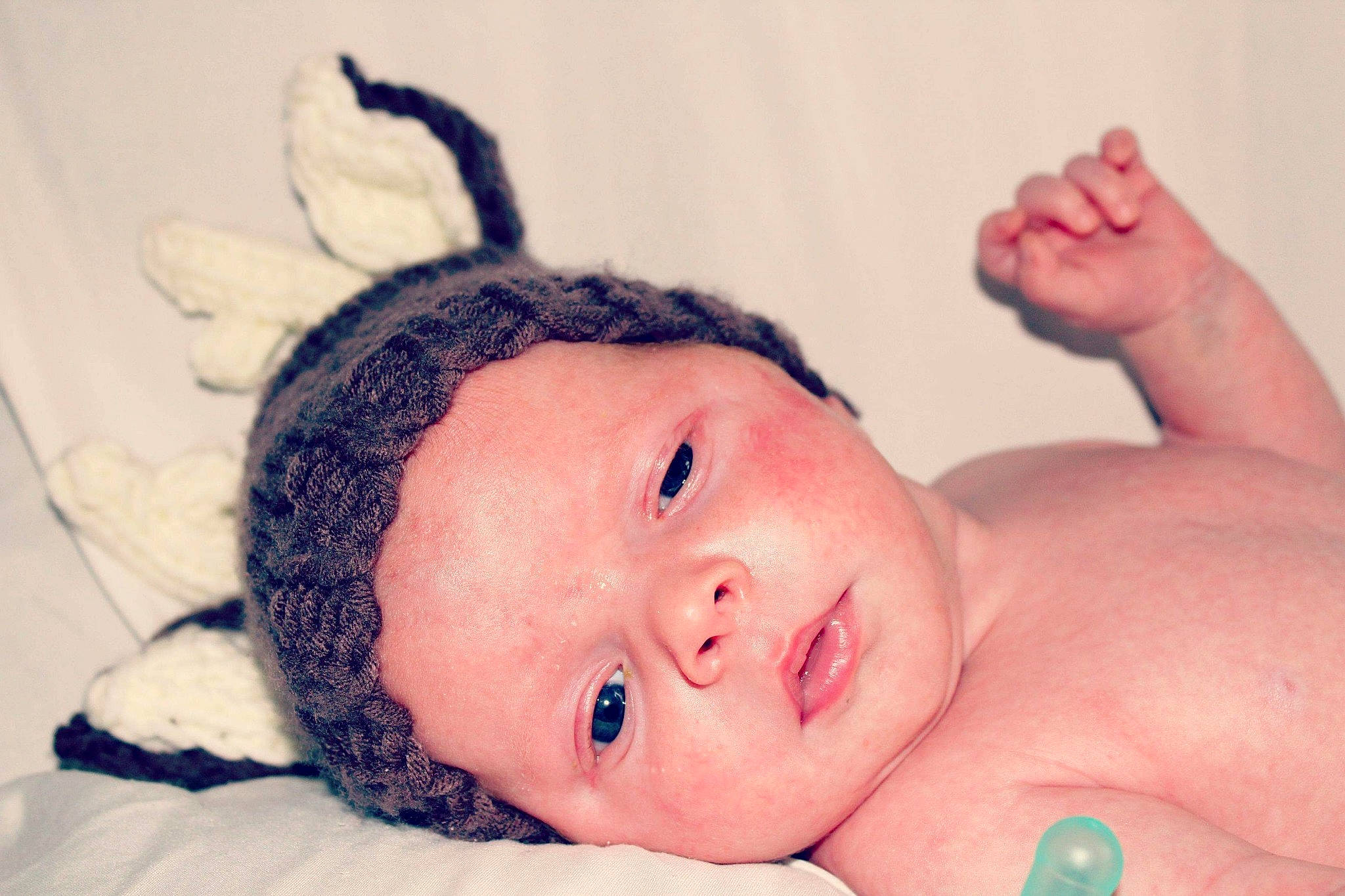 Brice joined the competition — help win amazing prizes! baby, cheek, child, chin, close_up, ear, eye, eyebrow, face, finger, forehead, hand, head, headgear, lip, mouth, nose, organ, person, skin