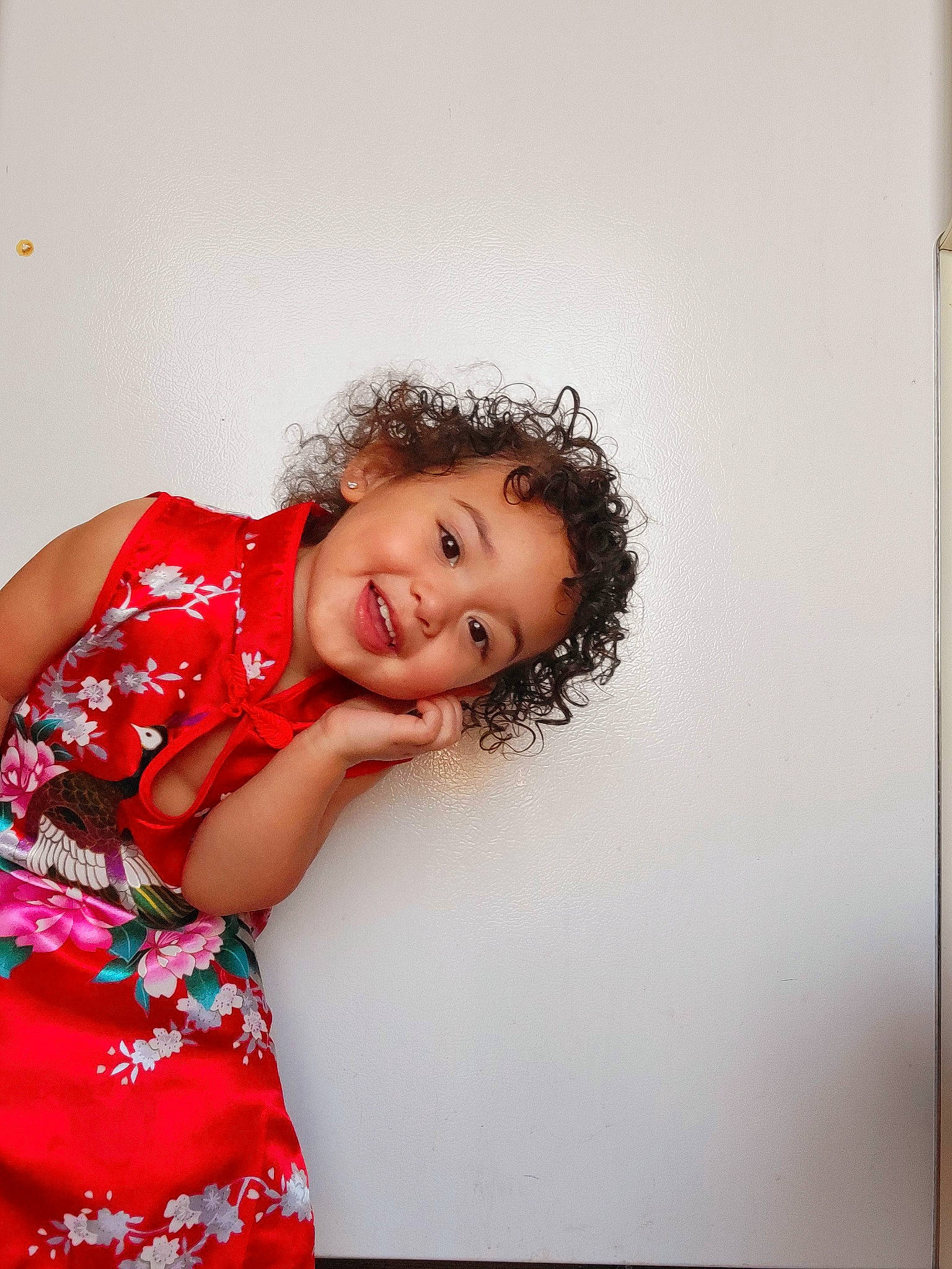 Kalani is registered to the contest to win money with this photo: child, day_dress, dress, elbow, fashion_design, flash_photography, fun, happy, human_leg, joy, magenta, one_piece_garment, person, photo_shoot, portrait_photography, sitting, sleeve, smile, thigh, toddler
