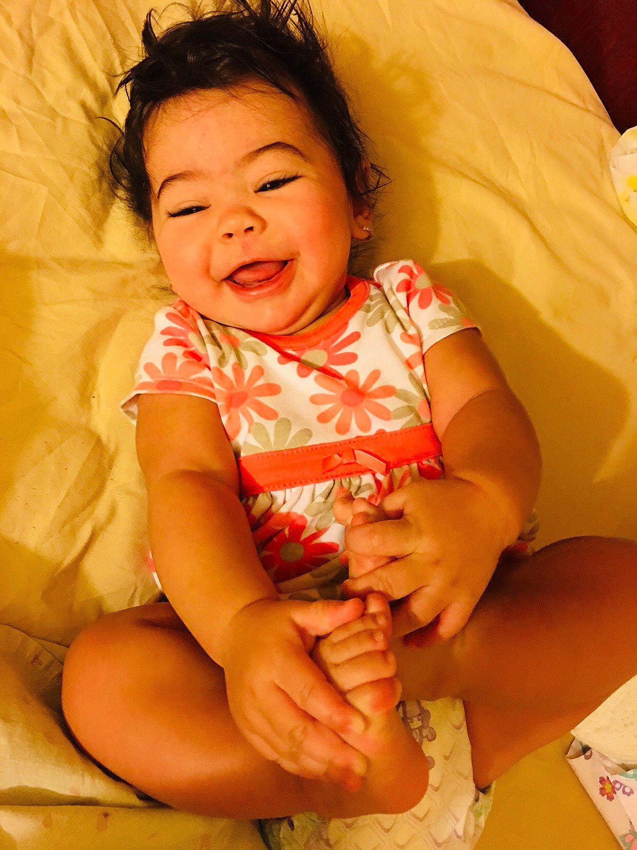 Ashley joined the competition — help win amazing prizes! baby, child, finger, mouth, nail, person, skin, toddler