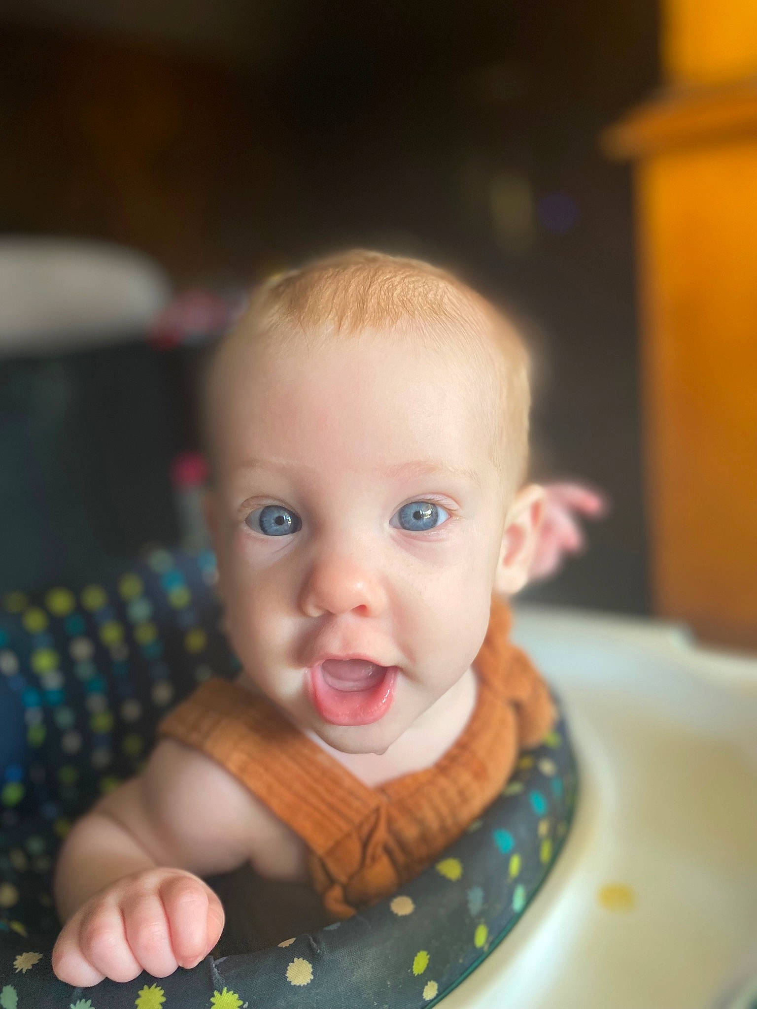 Samantha joined the competition — help win amazing prizes! baby, baby_toddler_clothing, cheek, chin, dress, eye, eyebrow, eyelash, face, finger, happy, head, iris, lip, mouth, neck, nose, person, skin, sleeve