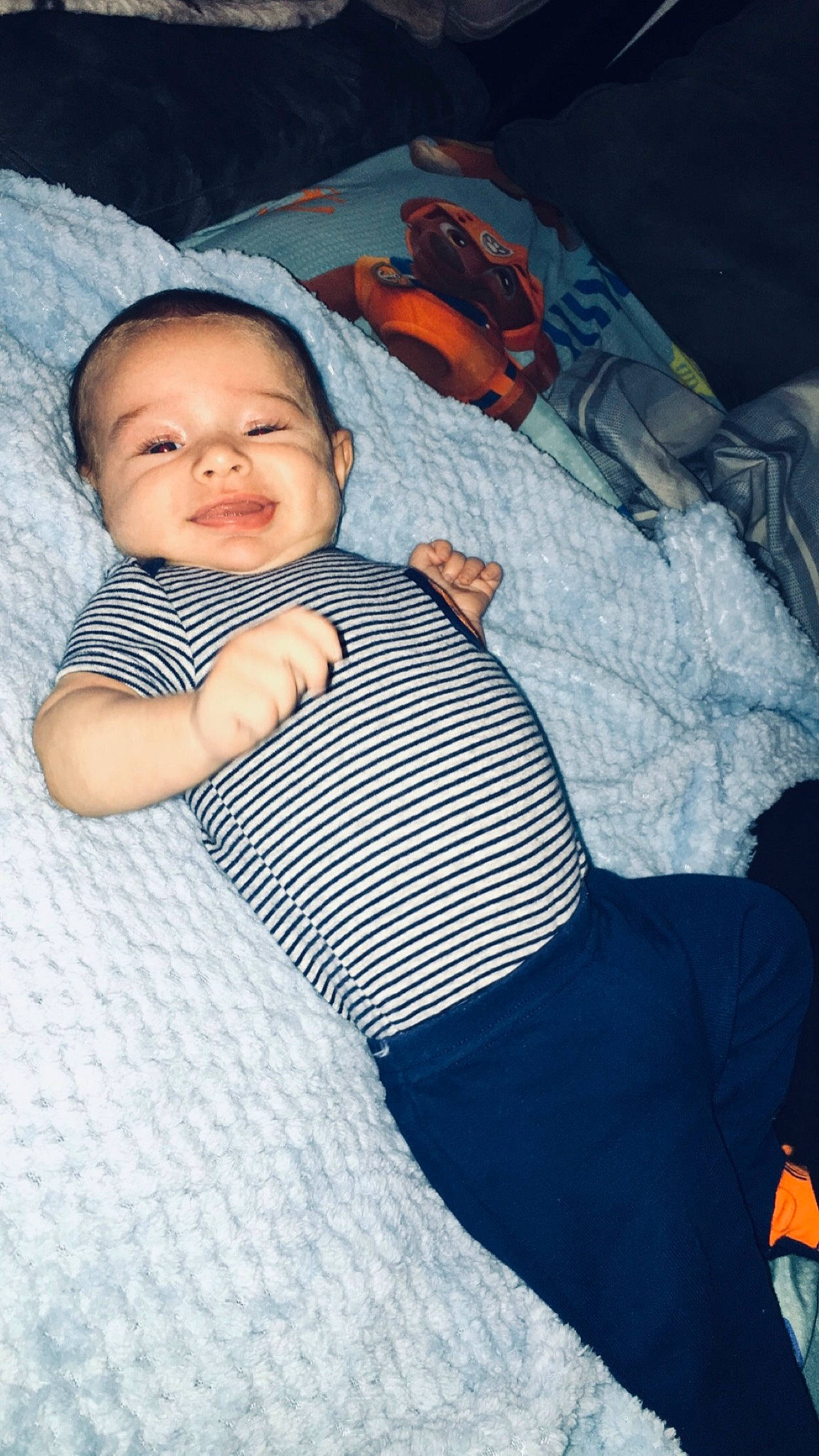 Sullivan joined the competition — help win amazing prizes! baby, blue, cheek, child, eye, face, head, nose, people, person, skin, smile, toddler, vacation