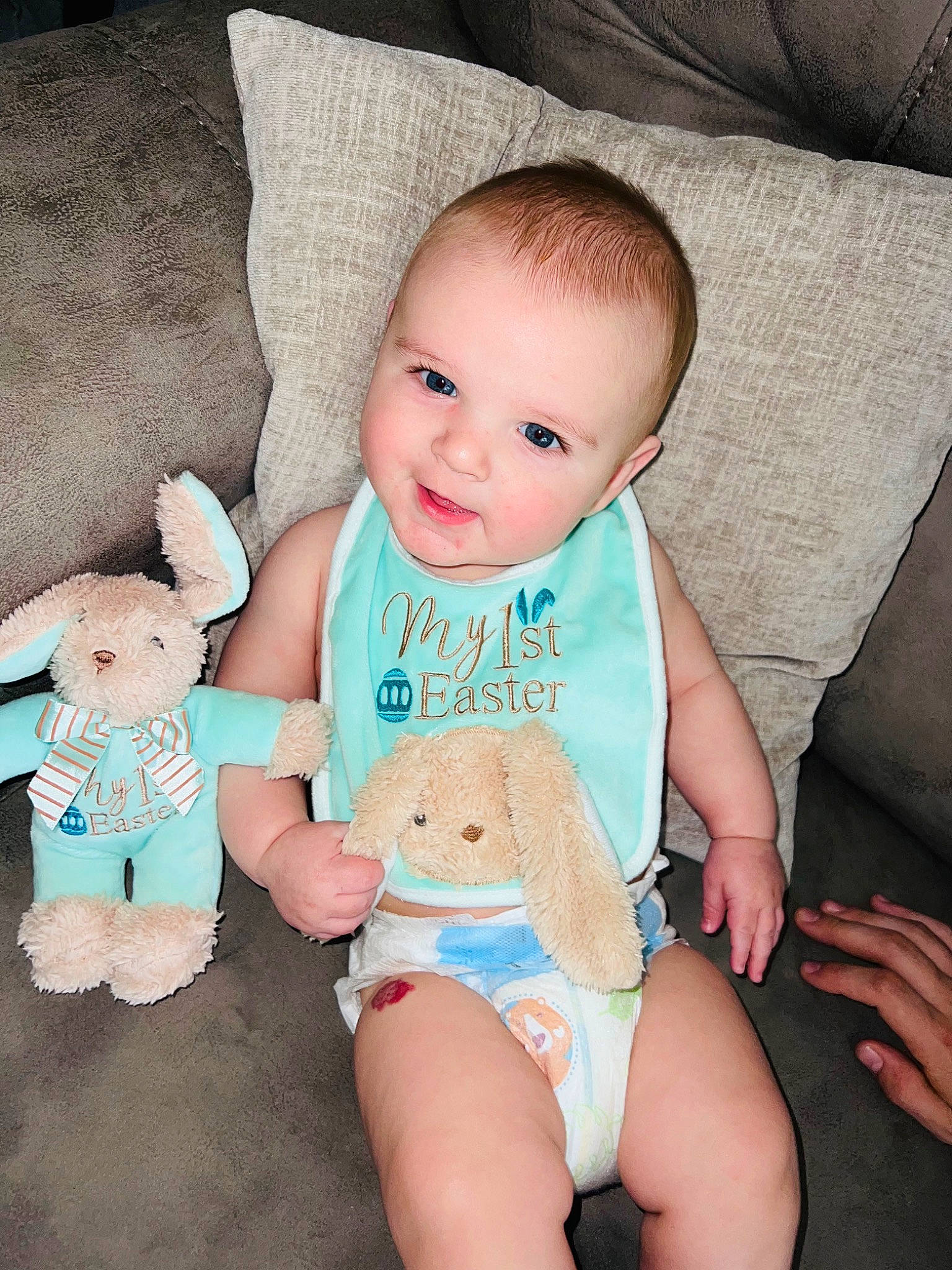 Joziah joined the competition — help win amazing prizes! azure, baby, baby_toddler_clothing, cheek, comfort, eye, finger, hand, head, iris, leg, mammal, person, pink, product, skin, sleeve, stomach, textile, thigh