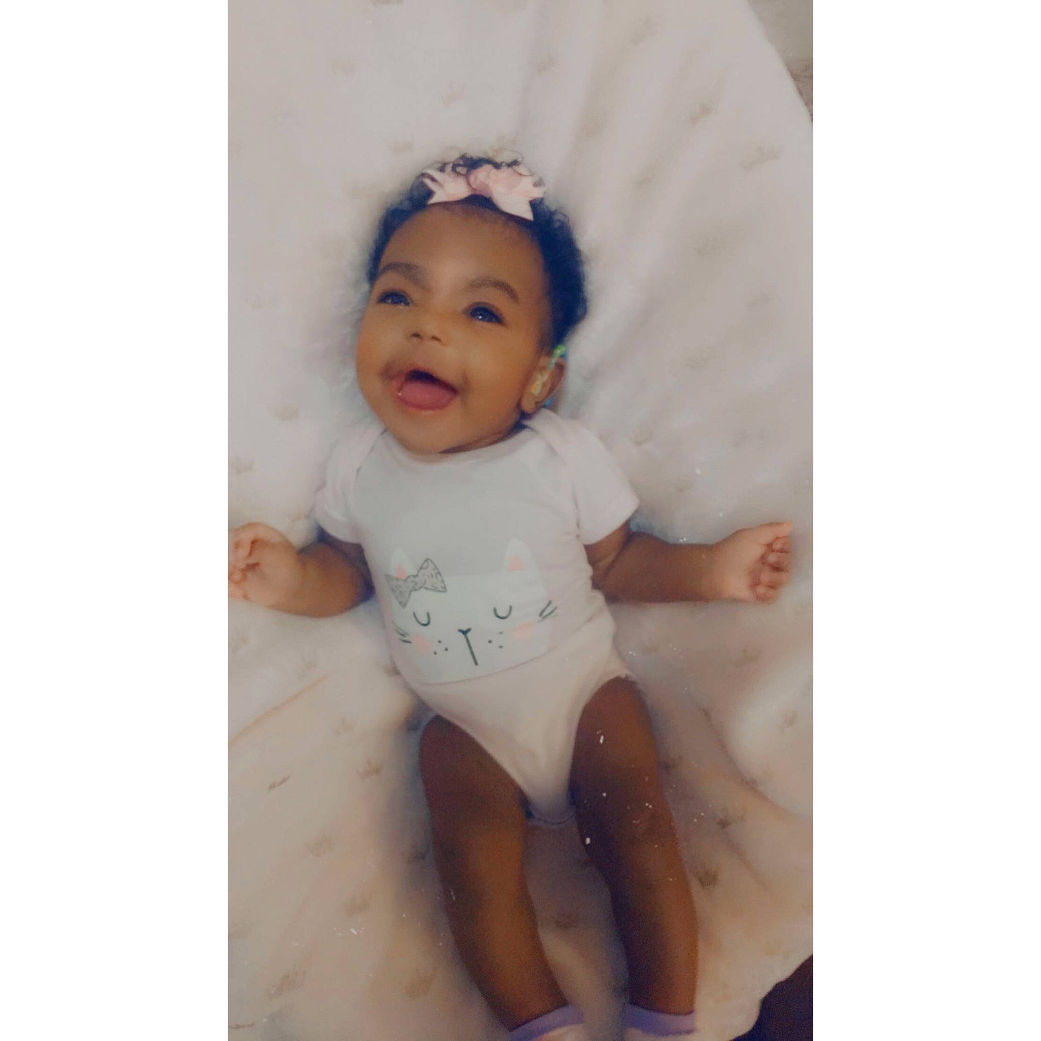 Skylee is registered to the contest to win money with this photo: arm, baby, baby_products, baby_toddler_clothing, beige, child, head, person, product, toddler