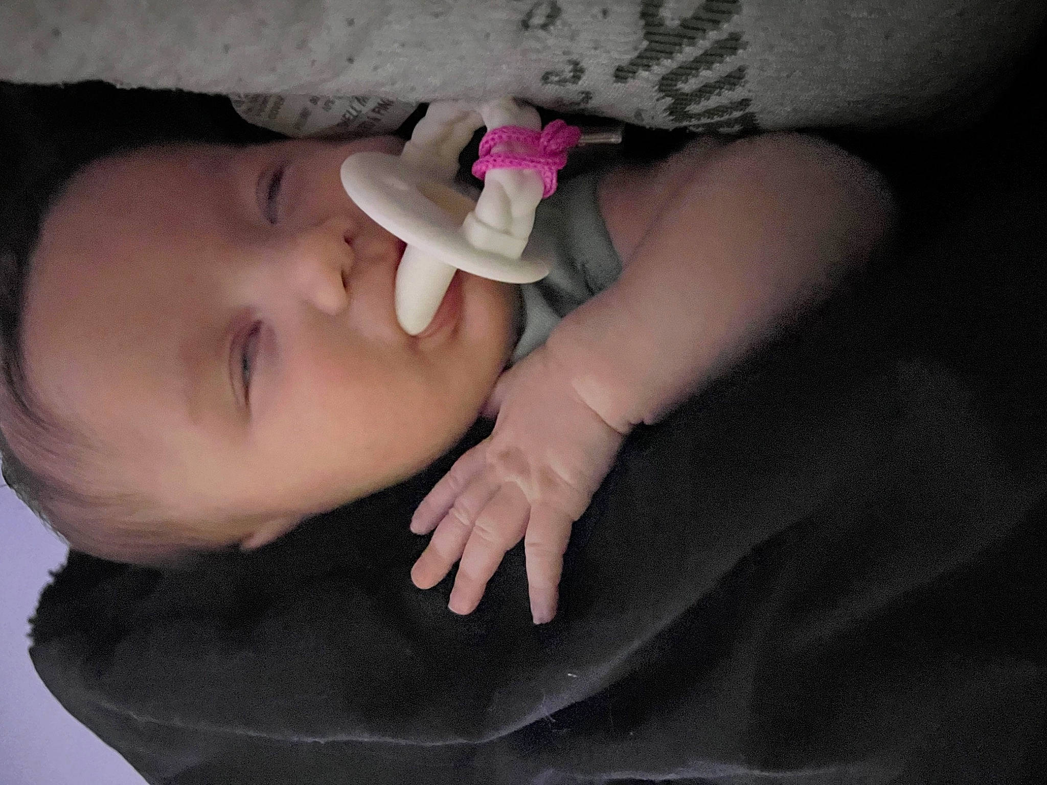 Princess Rowan is registered to the contest to win money with this photo: baby, baby_toddler_clothing, black_hair, cheek, comfort, eye, eyebrow, eyelash, finger, flash_photography, gesture, hand, head, human_body, iris, lip, person, plant, sleeve, toddler