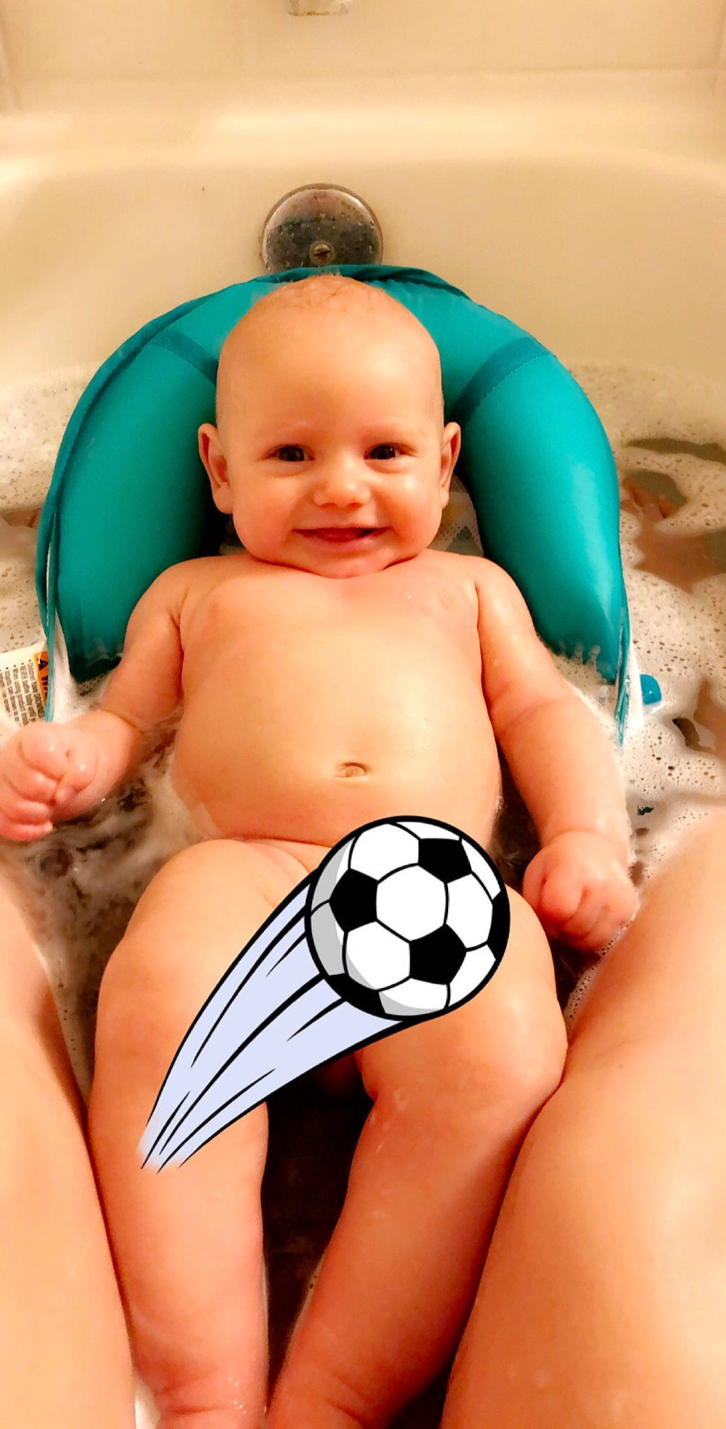 Madden joined the competition — help win amazing prizes! baby, baby_products, baby_toddler_clothing, ball, briefs, child, football, joy, leg, muscle, person, play, product, soccer_ball, swimwear, toddler, undergarment, vacation