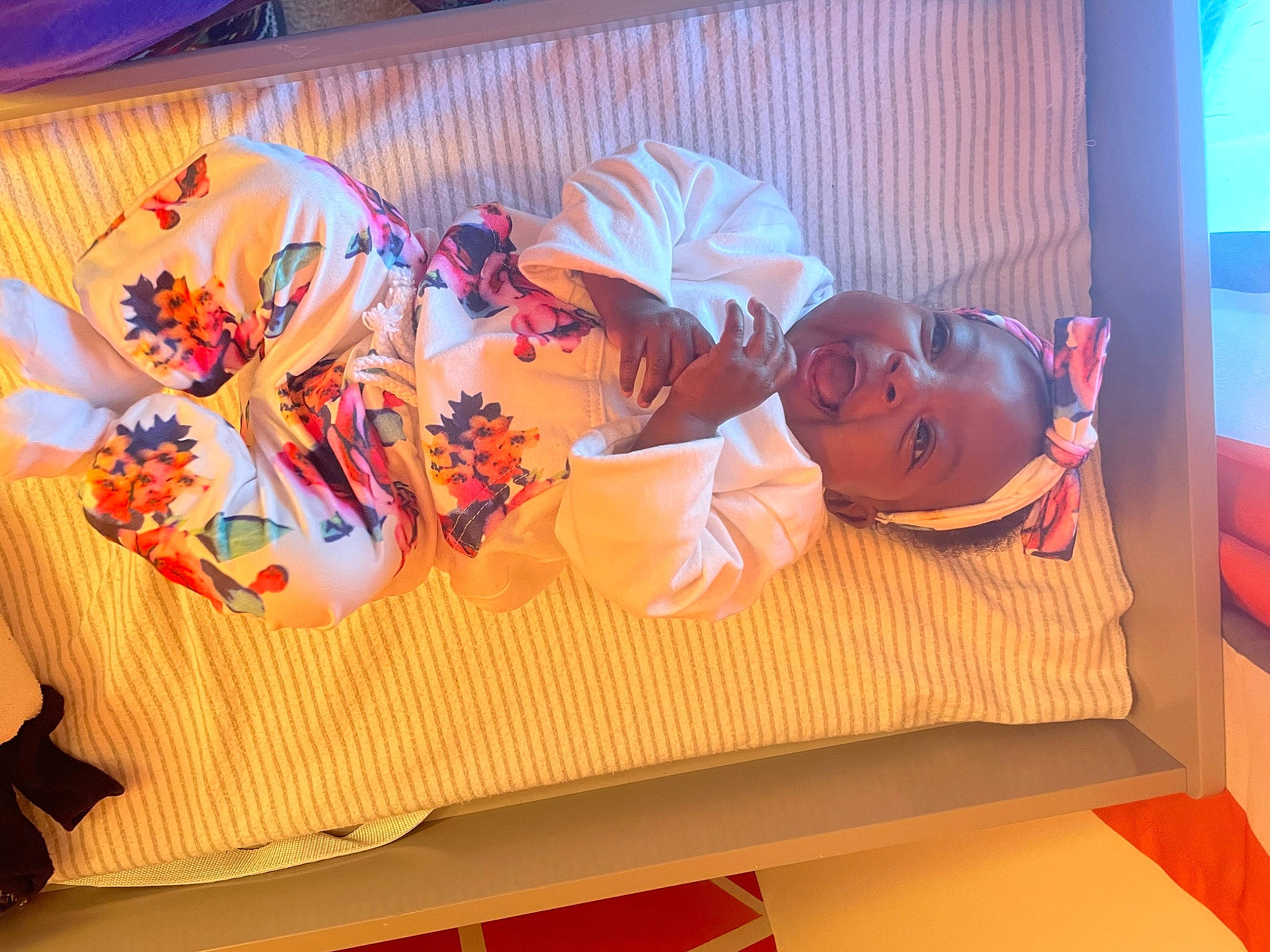 Faith joined the competition — help win amazing prizes! animation, art, carmine, child, comfort, event, eyewear, flooring, fun, linens, orange, pattern, peach, person, pink, room, stuffed_toy, sunglasses, toy, visual_arts