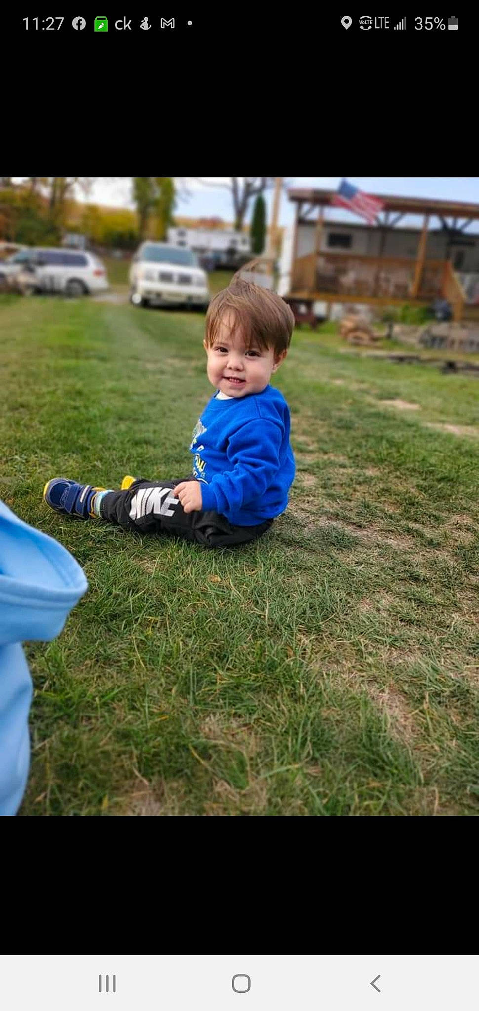 Leonardo is registered to the contest to win money with this photo: child, fun, grass, joy, lawn, person, plant, play, toddler