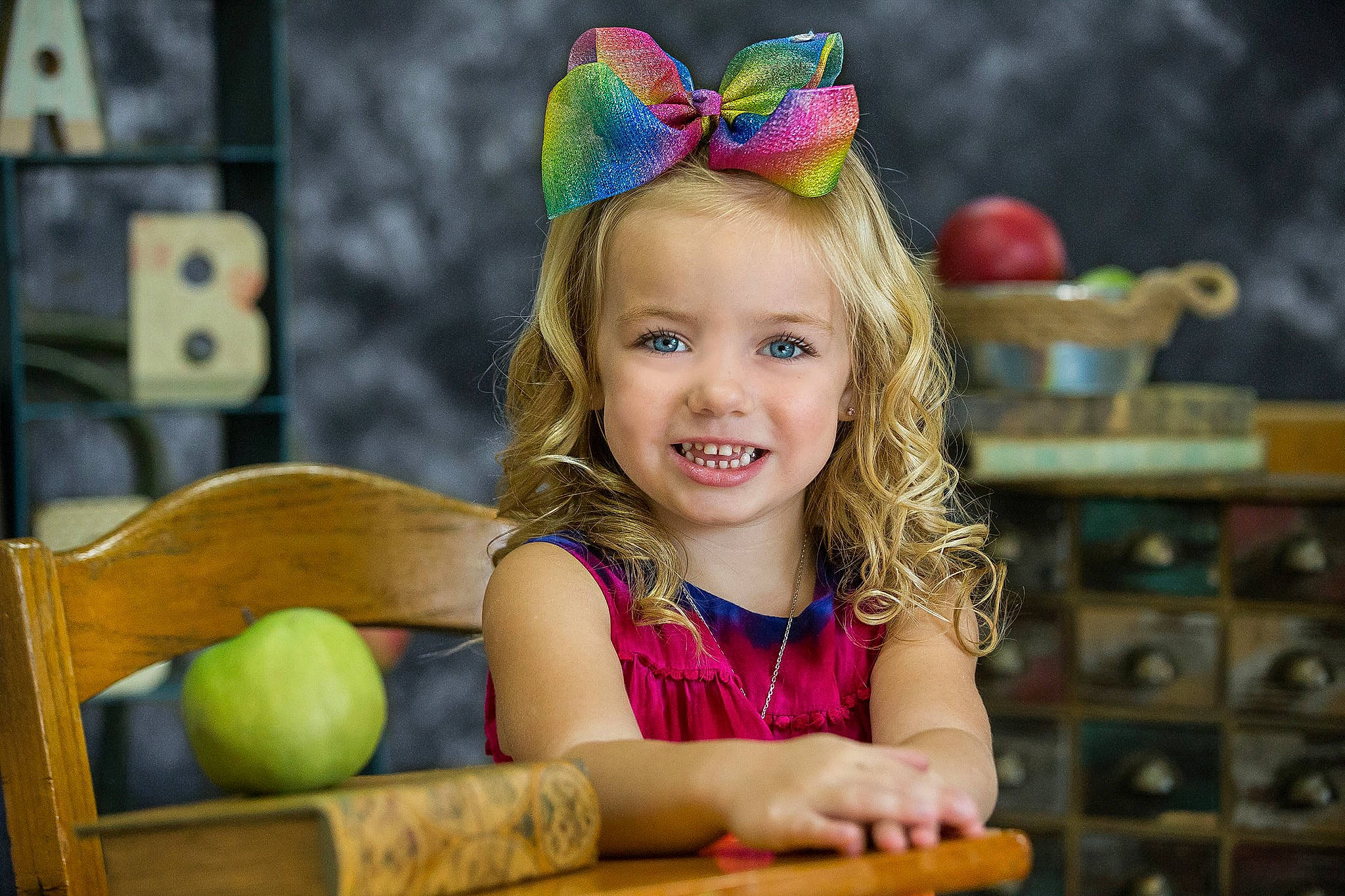 Journie joined the competition — help win amazing prizes! blond, child, child_model, fruit, fun, hair_accessory, happy, headband, headgear, iris, joy, person, photography, plant, play, portrait, portrait_photography, smile, toddler