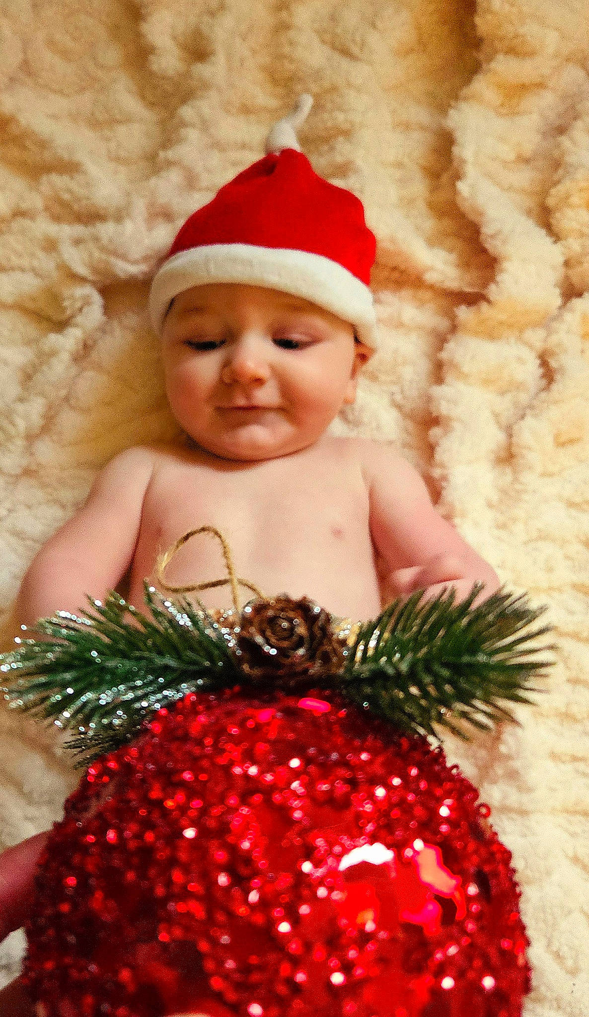 Cody joined the competition — help win amazing prizes! accessory_fruit, ananas, baby, baby_toddler_clothing, cap, christmas, event, fruit, headwear, holiday, linens, natural_foods, ornament, person, plant, produce, product, red, skin, smile