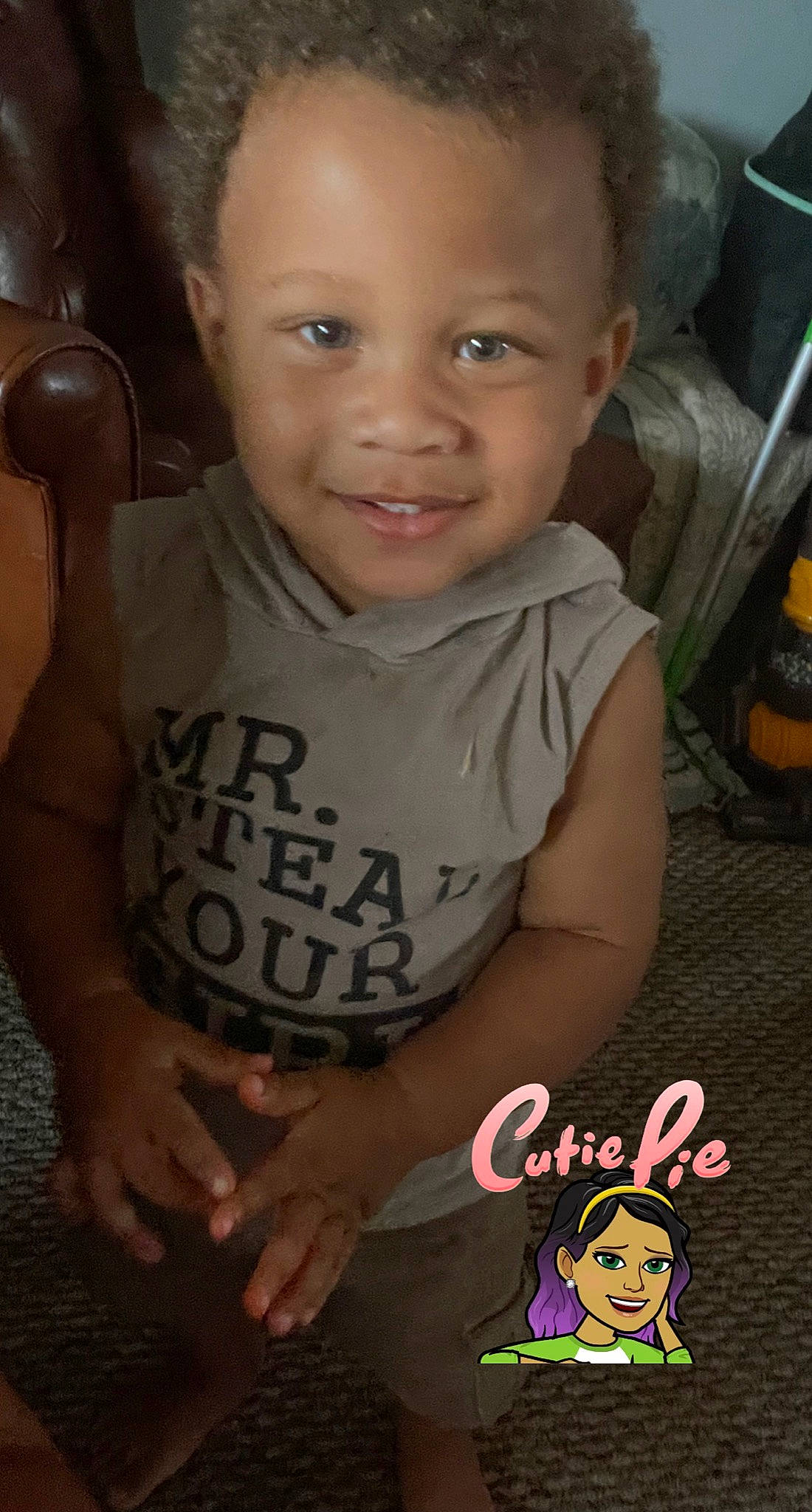 Darian joined the competition — help win amazing prizes! arm, baby_toddler_clothing, black, cheek, chest, cool, elbow, finger, flash_photography, forehead, fun, hand, happy, joy, organ, person, sleeve, smile, snapshot, t_shirt