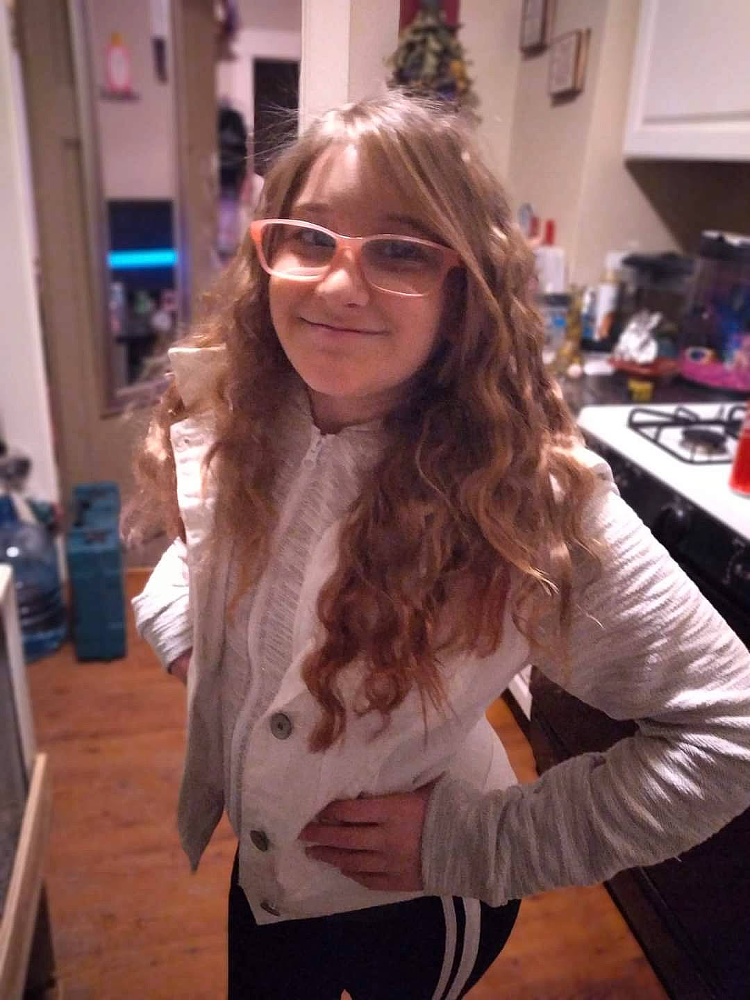 Hayli joined the competition — help win amazing prizes! abdomen, brown_hair, chest, electric_blue, event, eyewear, fashion_accessory, fashion_design, glasses, human_leg, joy, layered_hair, long_hair, person, selfie, sleeve, smile, standing, street_fashion, trunk