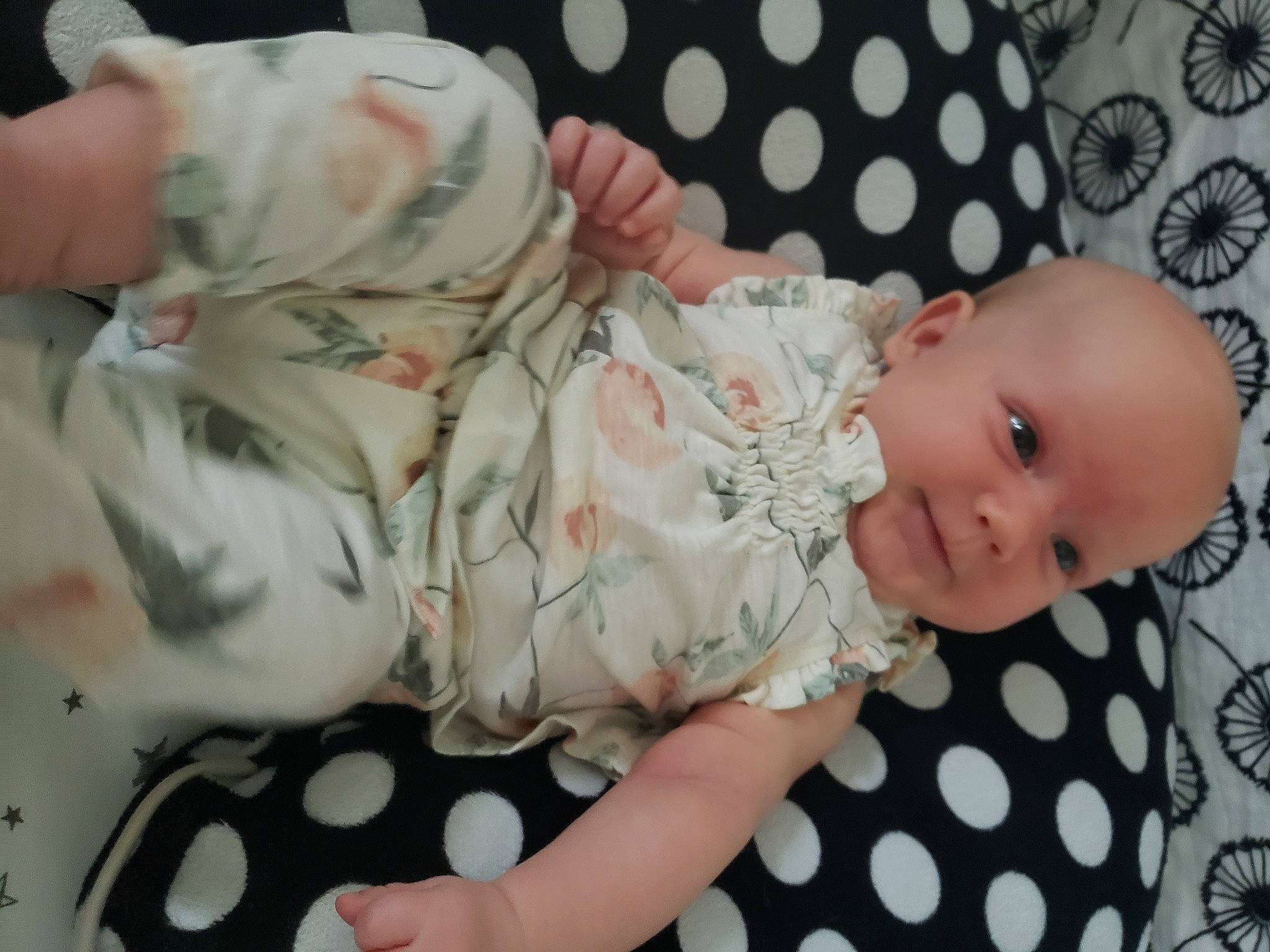 Kenna joined the competition — help win amazing prizes! baby, baby_products, baby_toddler_clothing, cheek, child, comfort, finger, linens, nail, pattern, person, sitting, skin, sleeve, smile, toddler, white