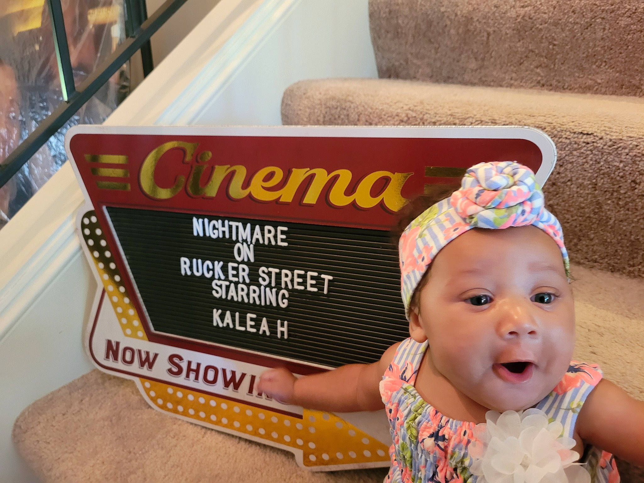 Ka'Lea is registered to the contest to win money with this photo: baby, baby_toddler_clothing, birthday, cap, child, costume_hat, fashion_accessory, font, fun, hair_accessory, happy, hat, headband, headgear, headwear, jewellery, party_supply, pattern, person, publication