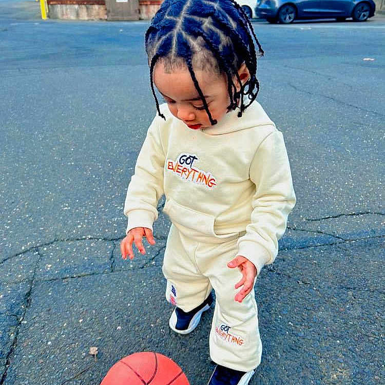 Messiah joined the competition — help win amazing prizes! baby, ball, basketball, basketballball, blackhair, braid, car, cornrows, face, hair, head, machine, pedestrian, person, sport, transportation, vehicle, wheel