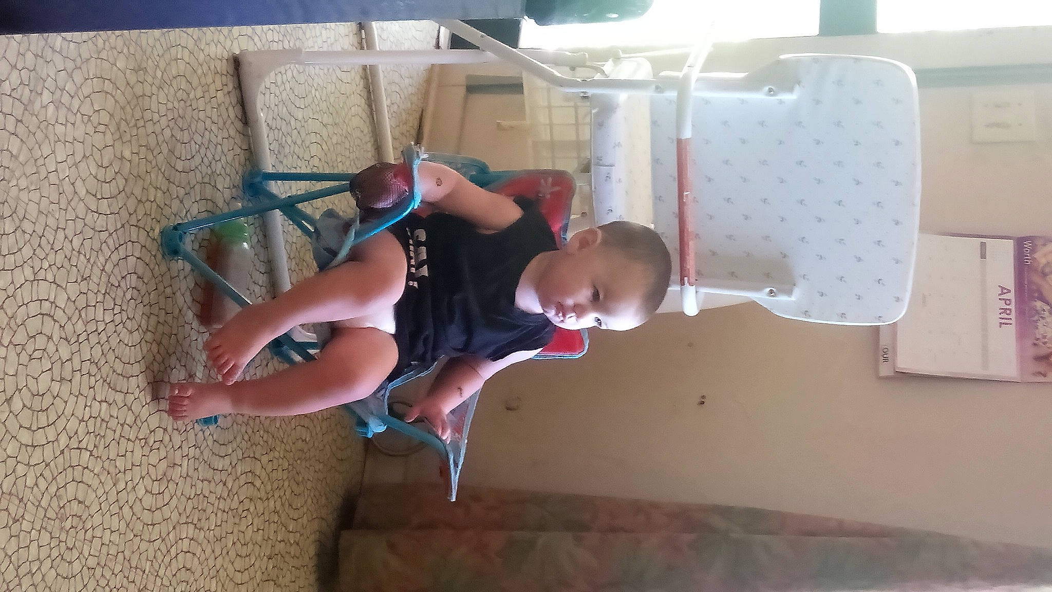 Charlie joined the competition — help win amazing prizes! baby, baby_toddler_clothing, balance, barefoot, child, elbow, flooring, foot, fun, happy, human_leg, knee, leg, leisure, person, play, room, thigh, toddler, vacation