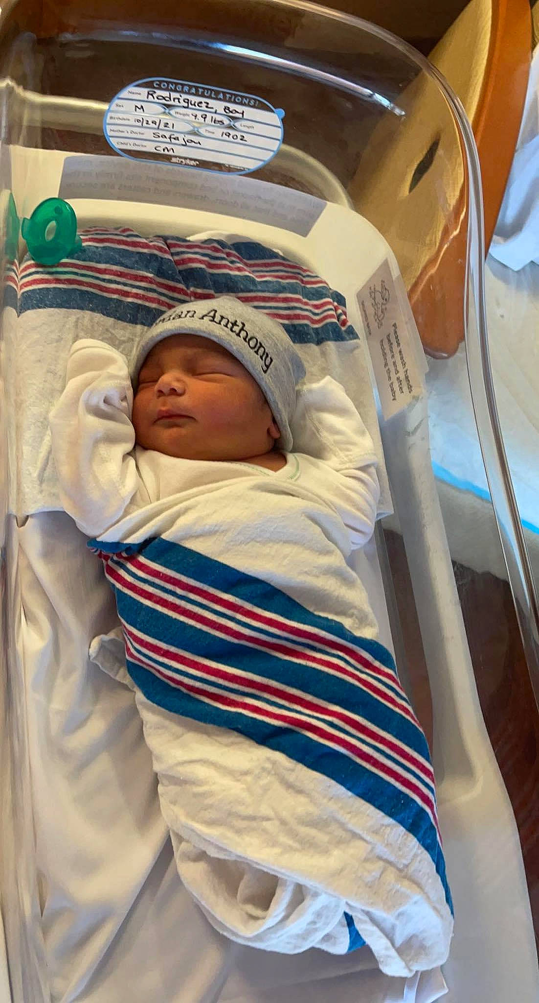 Jordan is registered to the contest to win money with this photo: baby, baby_products, baby_safety, baby_sleeping, bedding, bedtime, child, comfort, event, hospital, linens, medical, nap, person, product, room, service, sleep, toddler