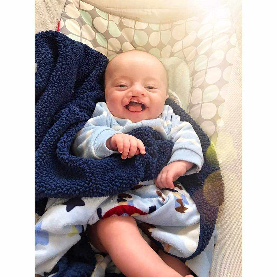 Bowen is registered to the contest to win money with this photo: baby_products, child, infant, material, person, play, product, smile, textile, toddler