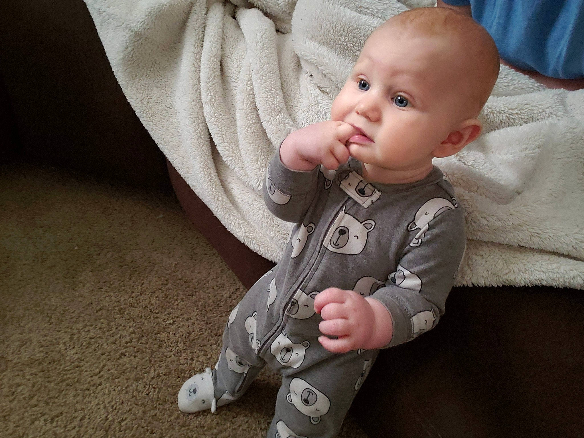 Alex joined the competition — help win amazing prizes! arm, baby, cheek, child, ear, eye, face, finger, hand, head, iris, joint, lip, mouth, nose, person, sitting, skin, sleeve, toddler