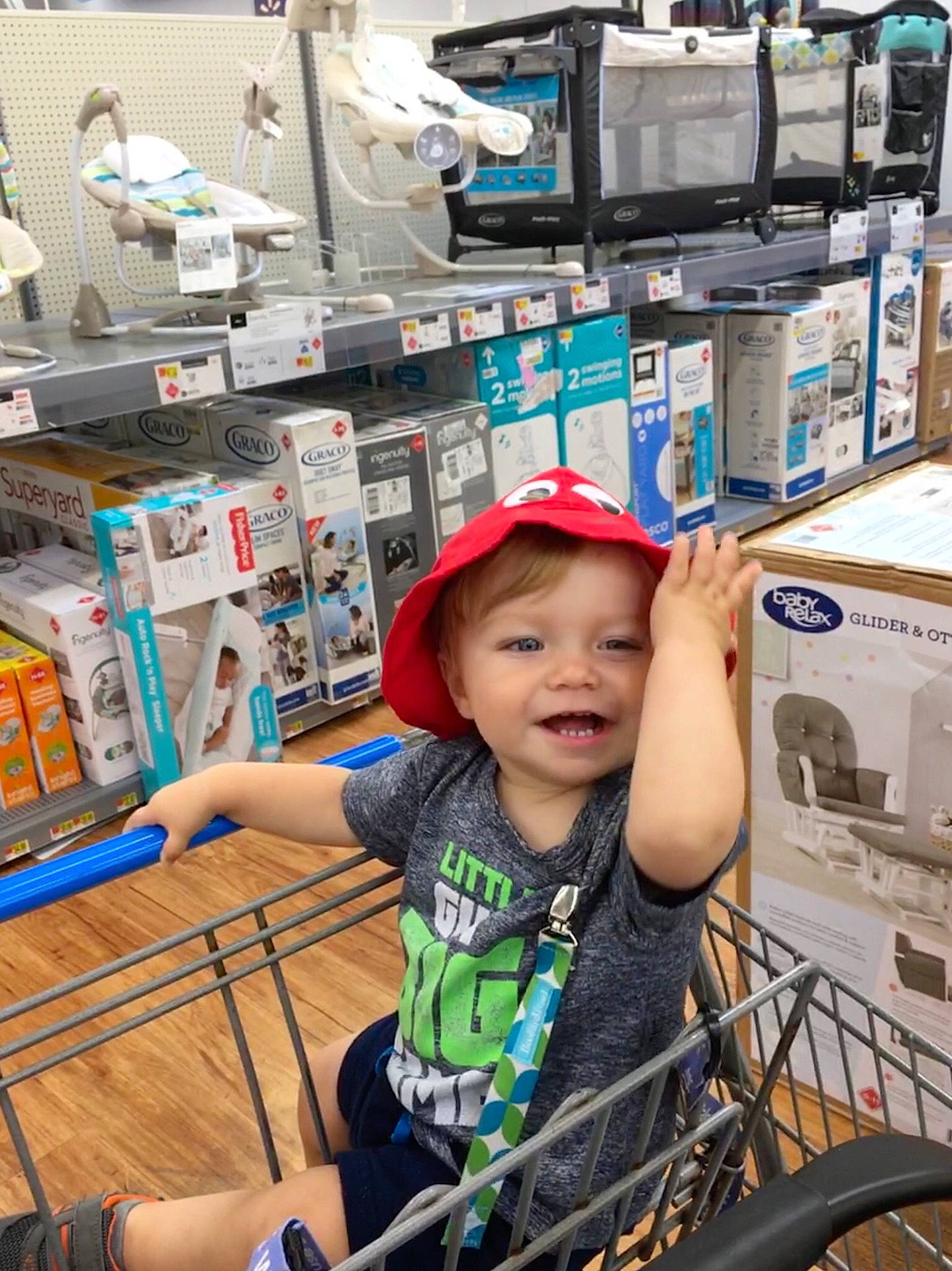 Carson joined the competition — help win amazing prizes! child, girl, person, product, recreation, travel, vacation, vehicle