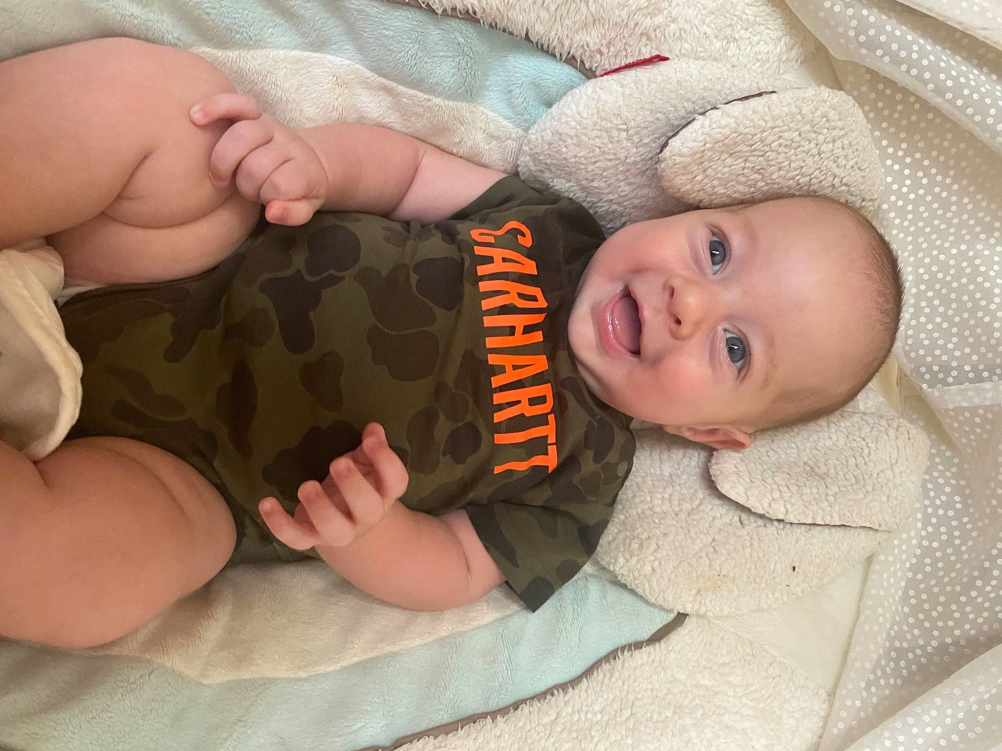 Zander joined the competition — help win amazing prizes! baby, baby_toddler_clothing, cheek, comfort, eye, face, finger, gesture, hand, head, human_body, mouth, nail, nose, person, skin, sleeve, smile, thumb, toddler
