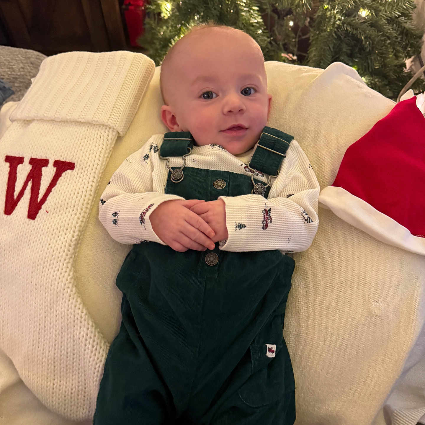 Wesley joined the competition — help win amazing prizes! accessories, baby, bodypart, clothing, couch, cushion, face, finger, furniture, hand, happy, head, homedecor, knitwear, pants, person, photography, portrait, smile, sweater