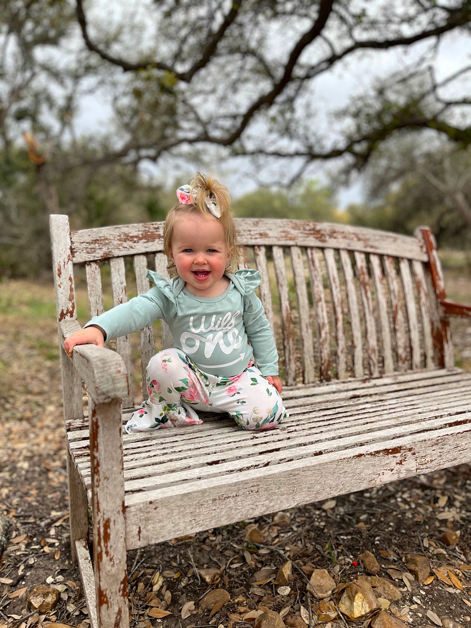 Haven joined the competition — help win amazing prizes! baby, baby_toddler_clothing, chair, dress, eye, face, grass, happy, head, leaf, leisure, outdoor_furniture, people_in_nature, person, plant, recreation, sitting, smile, toddler, tree