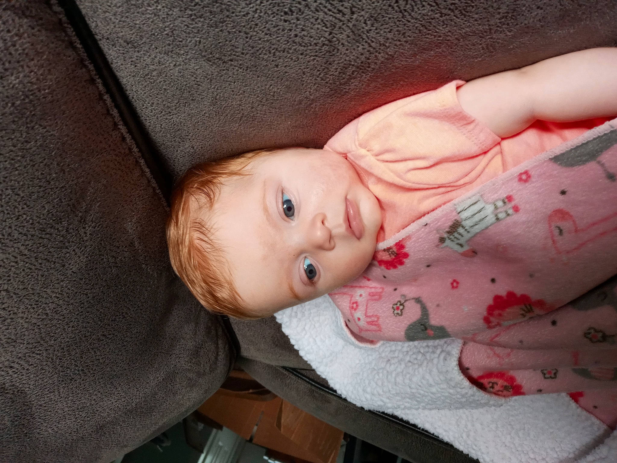 Avalina joined the competition — help win amazing prizes! baby, baby_products, baby_toddler_clothing, cheek, child, comfort, face, head, human_body, iris, linens, lip, mammal, nose, person, sitting, skin, sleeve, textile, toddler