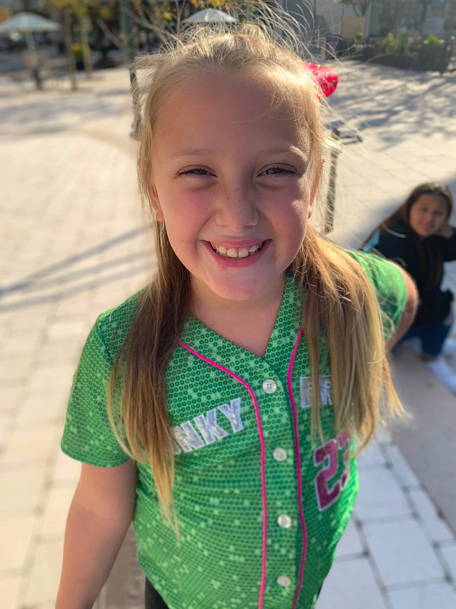 Bradleigh joined the competition — help win amazing prizes! blond, blurred, child, face, fun, hair, hairstyle, happy, head, iris, joy, leisure, long_hair, neck, person, smile, style, vacation