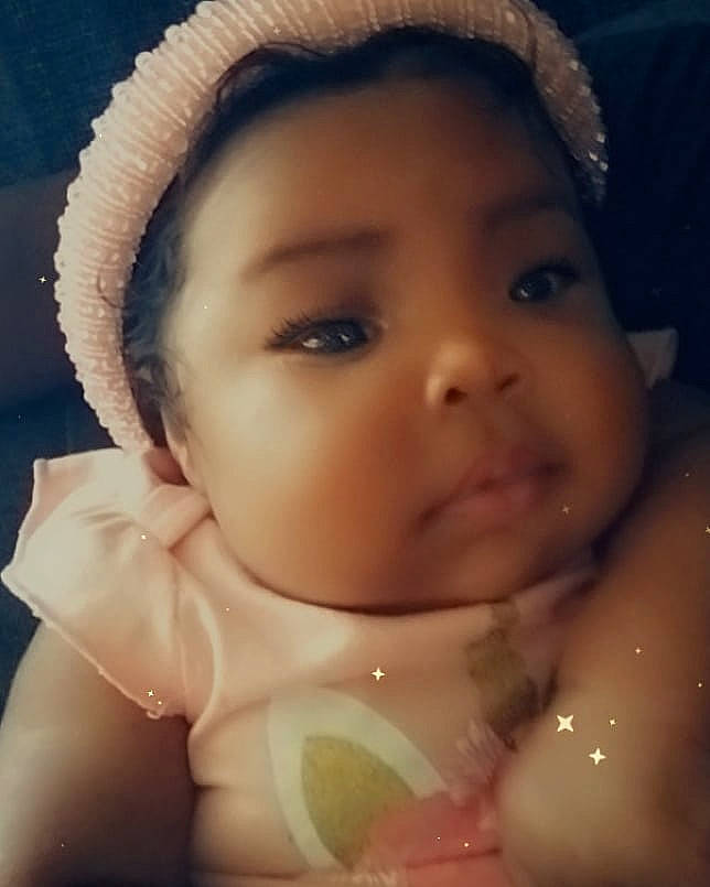 Khalani joined the competition — help win amazing prizes! cap, cheek, chin, eye, eyebrow, eyelash, face, finger, flash_photography, forehead, happy, head, iris, jaw, lip, mouth, nose, organ, person, skin