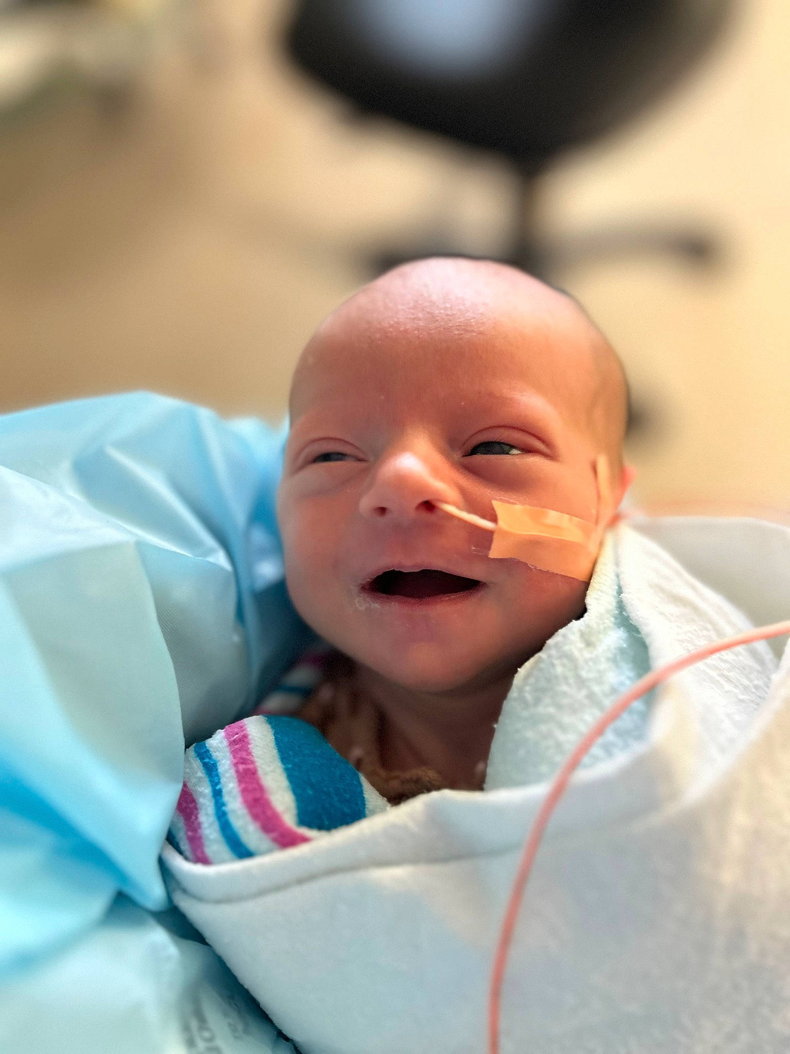 Wrenleigh joined the competition — help win amazing prizes! baby, baby_products, baby_toddler_clothing, cheek, child, comfort, event, eyebrow, fun, grass, happy, laugh, linens, mouth, nose, person, room, sitting, smile, toddler