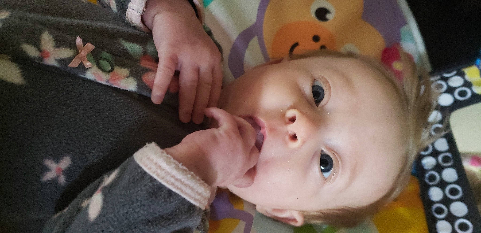 Claire is registered to the contest to win money with this photo: baby, baby_products, baby_toddler_clothing, cheek, child, ear, eyebrow, eyelash, face, finger, gesture, happy, iris, lip, mouth, nail, nose, person, skin, smile