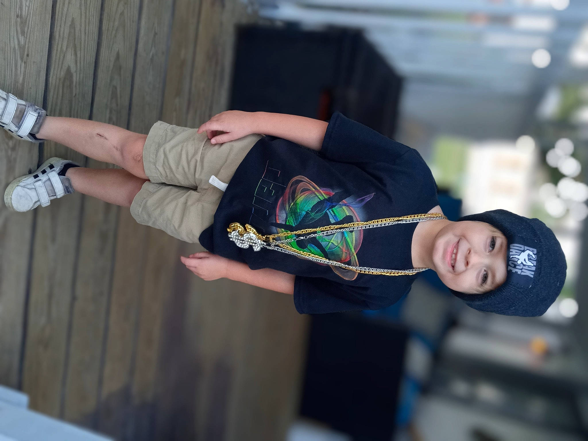 Kolton joined the competition — help win amazing prizes! elbow, event, flash_photography, fun, happy, headwear, human_leg, joy, pattern, person, recreation, sleeve, sportswear, thigh, waist, walking_shoe, wrist