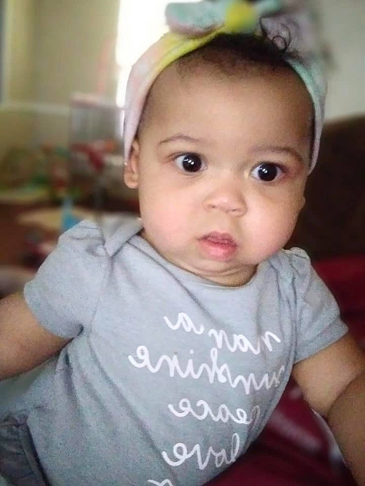 Brinley is registered to the contest to win money with this photo: baby, baby_toddler_clothing, cheek, dress, ear, eye, eyebrow, eyelash, face, forehead, hair, happy, head, iris, lip, neck, nose, person, skin, sleeve